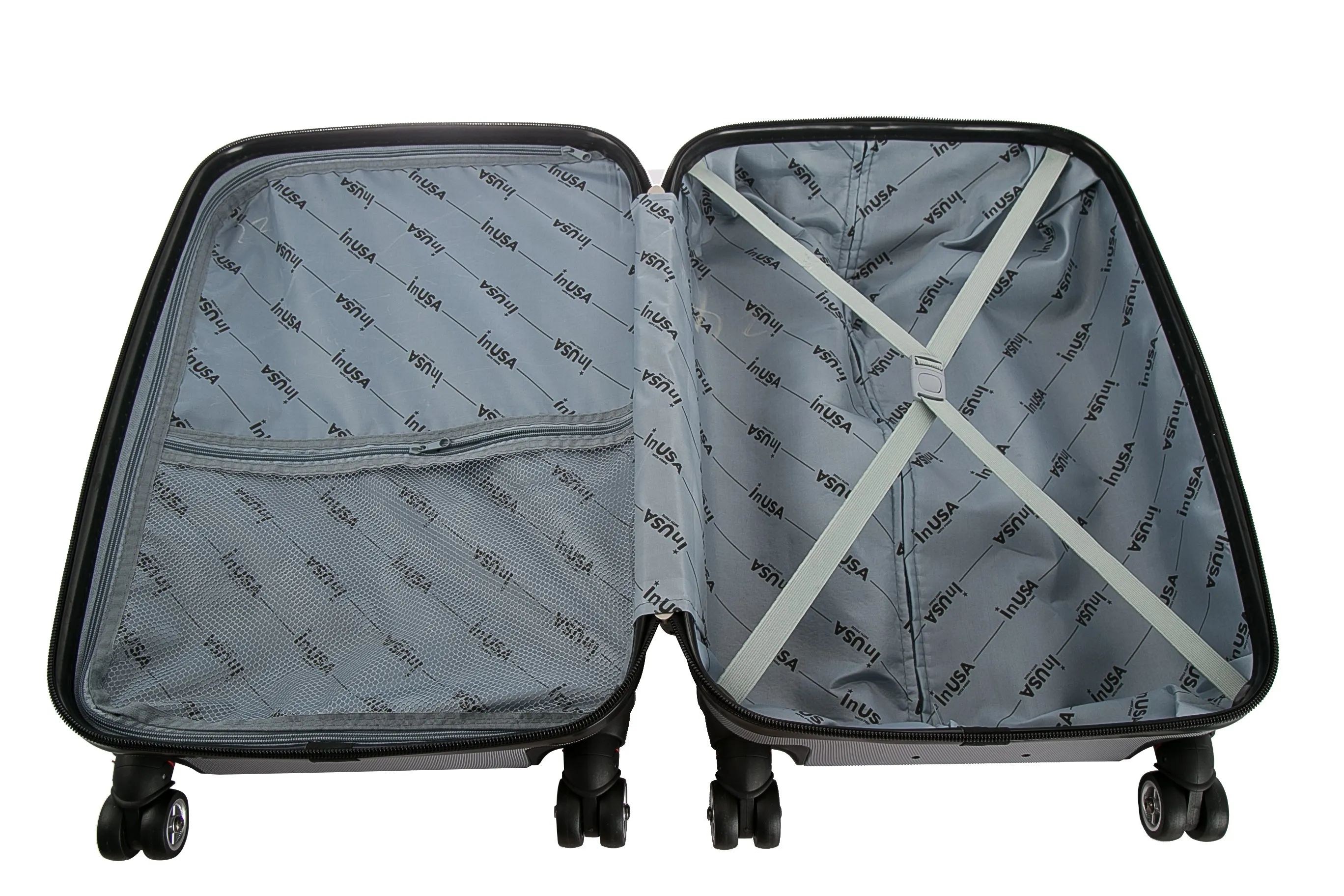 inUSA Chicago 2 Piece Set (21"/25") 4-Wheel Luggage Sets