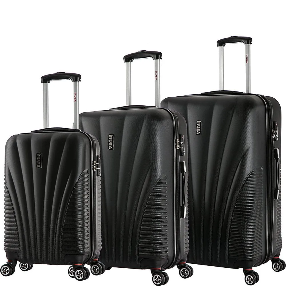 inUSA Chicago 3 Piece Set (20"/24"/28") 4-Wheel Luggage Sets