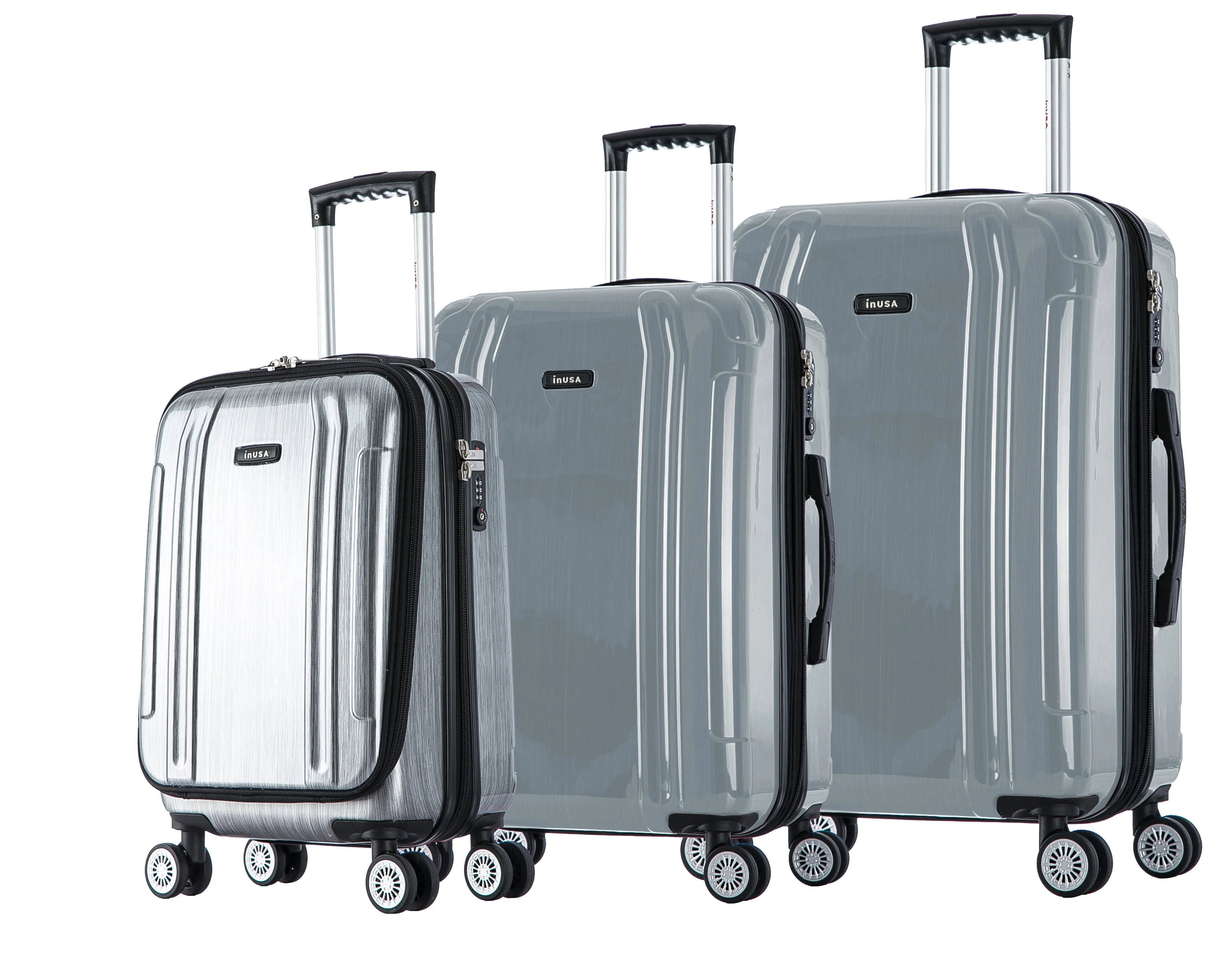 inUSA Southworld 3 Piece Set (21"/25"/29") 4-Wheel Luggage Sets