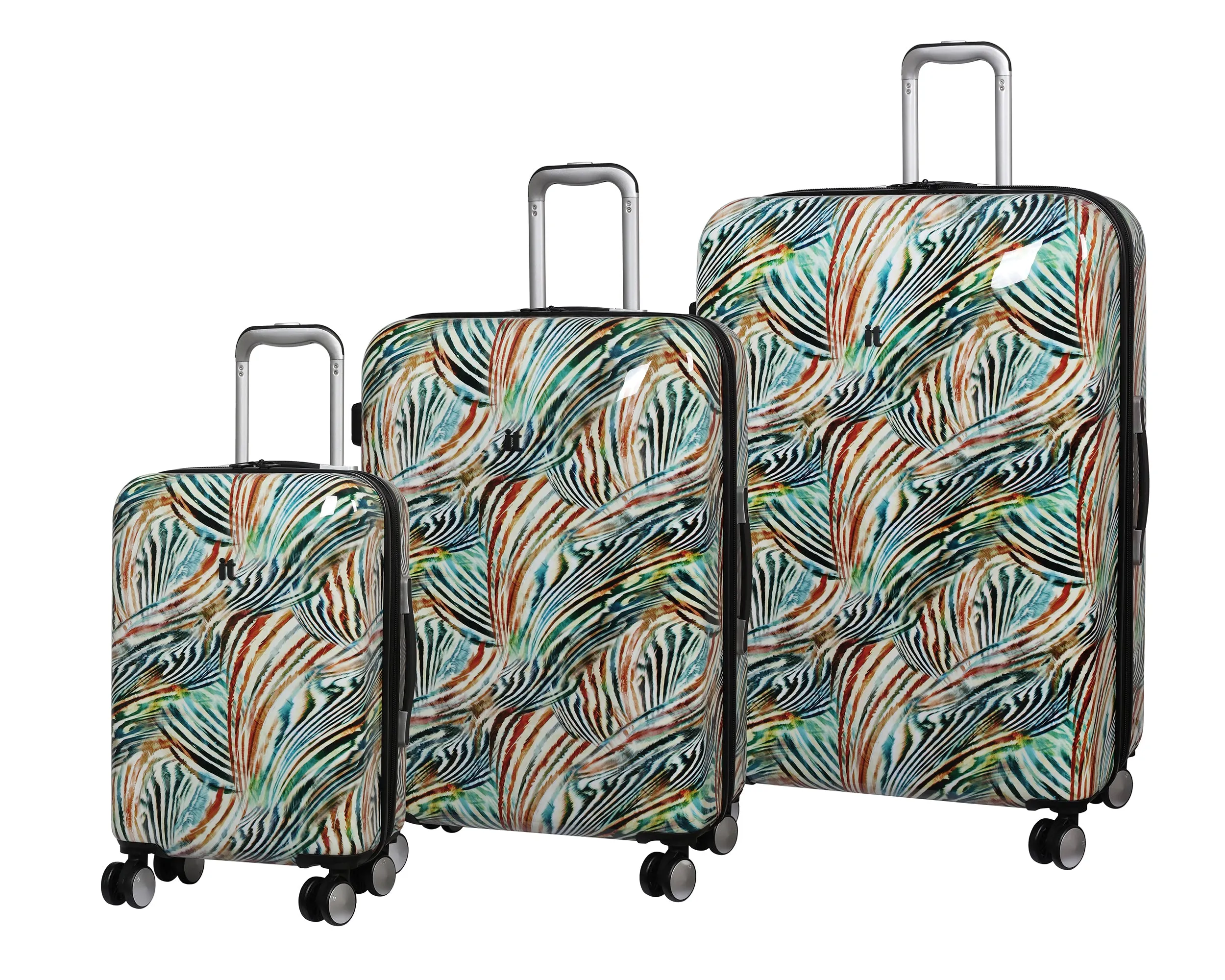 IT Luggage Sheen 3 Piece Set (20"/24"/28") 4-Wheel Luggage Sets