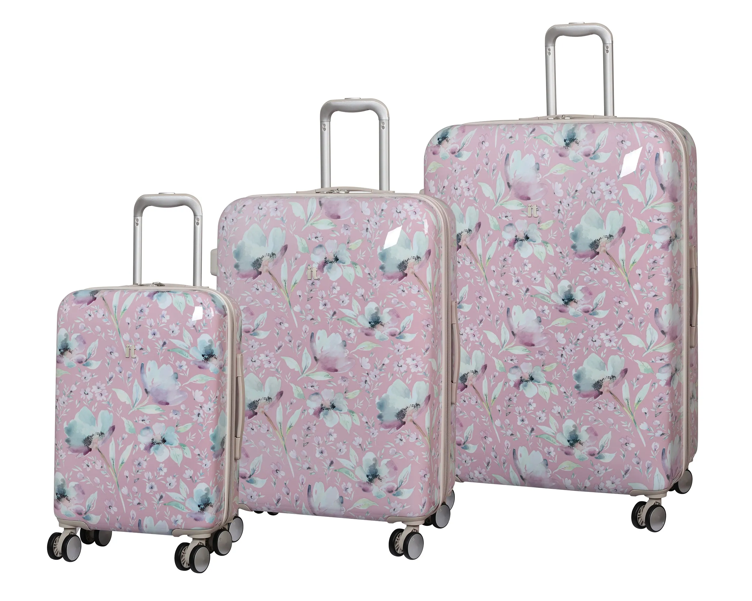 IT Luggage Sheen 3 Piece Set (20"/24"/28") 4-Wheel Luggage Sets