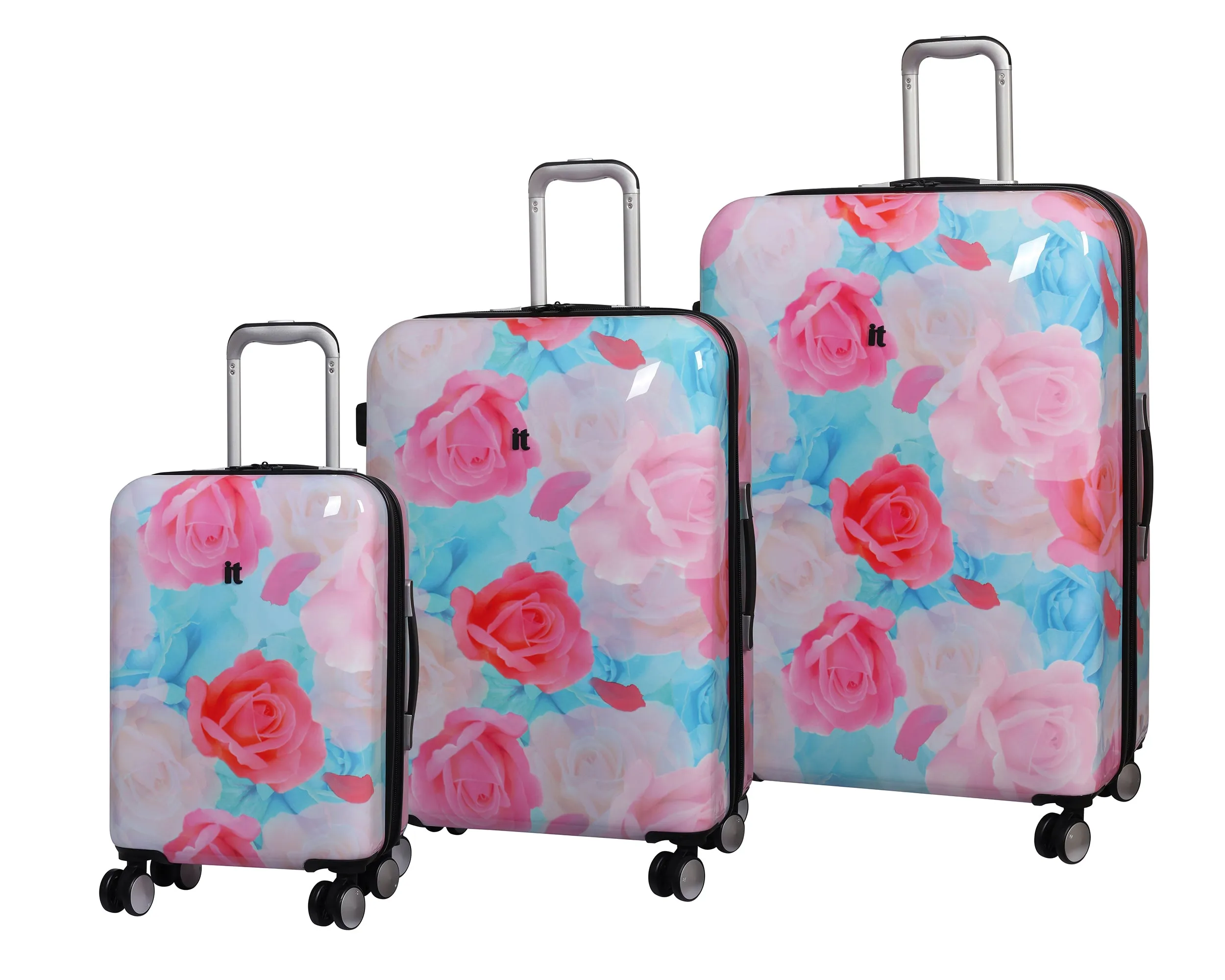 IT Luggage Sheen 3 Piece Set (20"/24"/28") 4-Wheel Luggage Sets