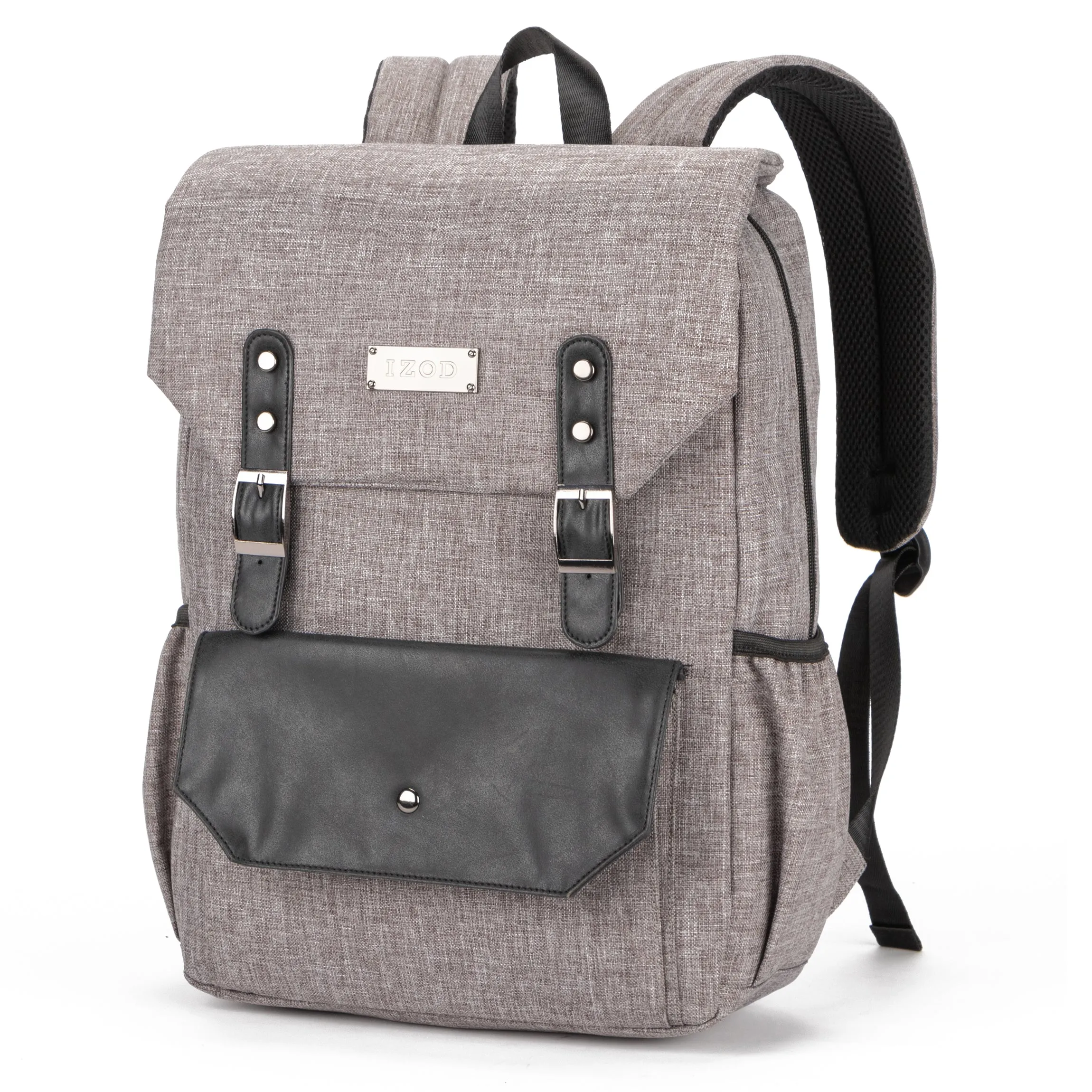 IZOD Youth Business Travel Slim Durable Laptop Backpack, Computer Bag Fits 15.6 Inch Laptop Notebook