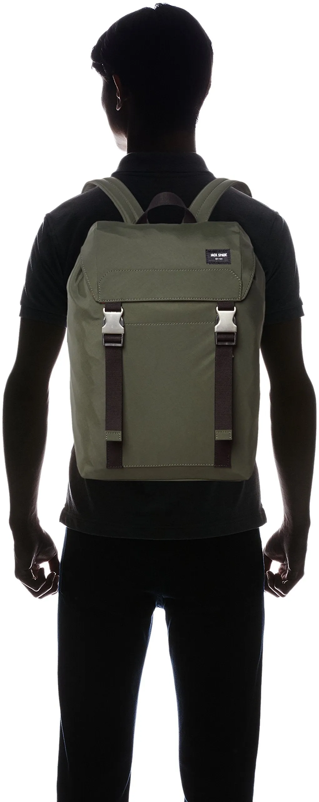 Jack Spade Men's Tech Travel Nylon Army Backpack