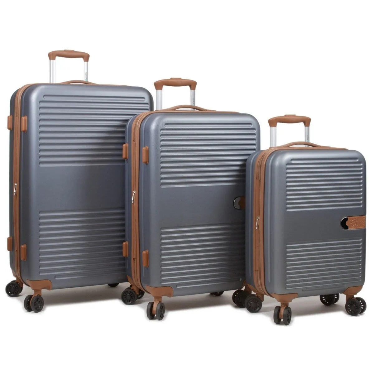 Jetsetter Deluxe 3-Piece Hardside Luggage Set with USB Port
