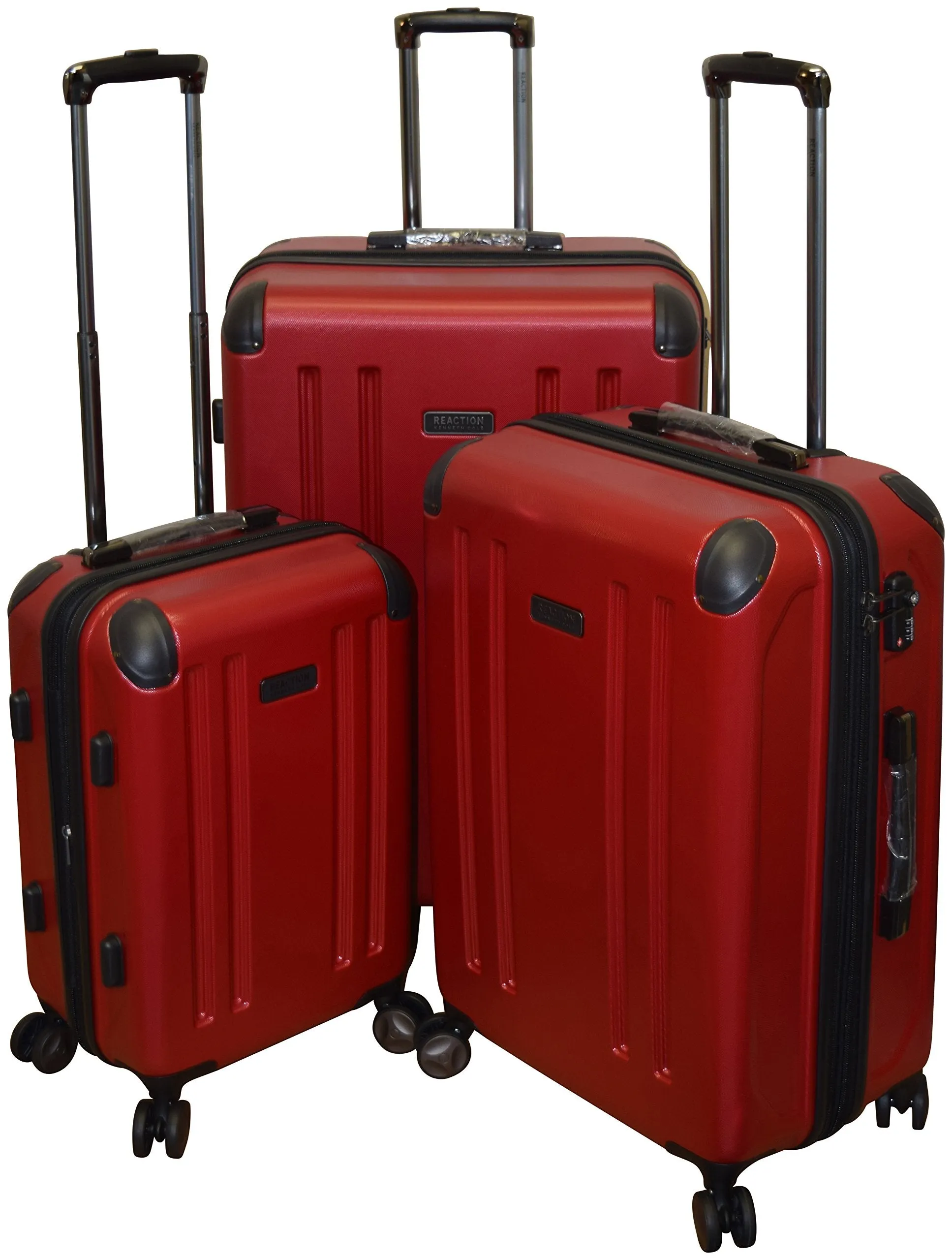 Kenneth Cole 8 Wheelin Collection Lightweight 3-PC Expandable Hardside Spinner Set
