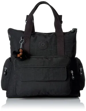 Kipling Alvy Black Convertible Handbag