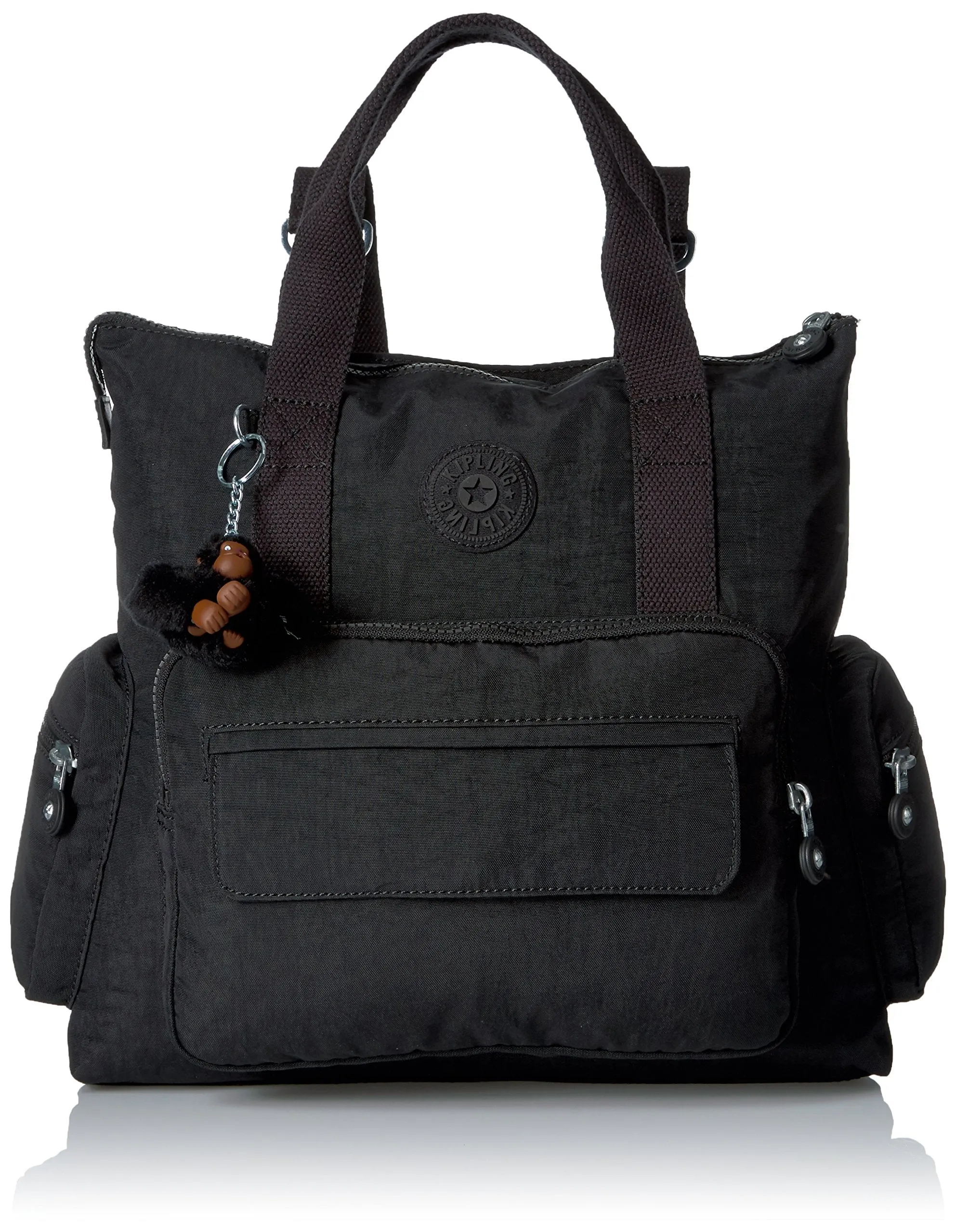 Kipling Alvy Black Convertible Handbag