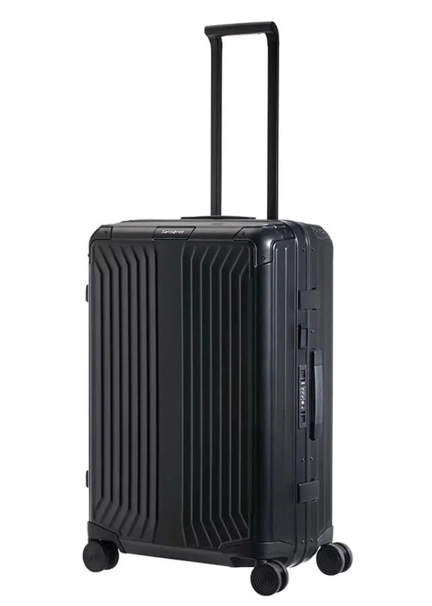 Lite-Box Alu Spinner Aluminium (4 Wheels) 69cm - Black