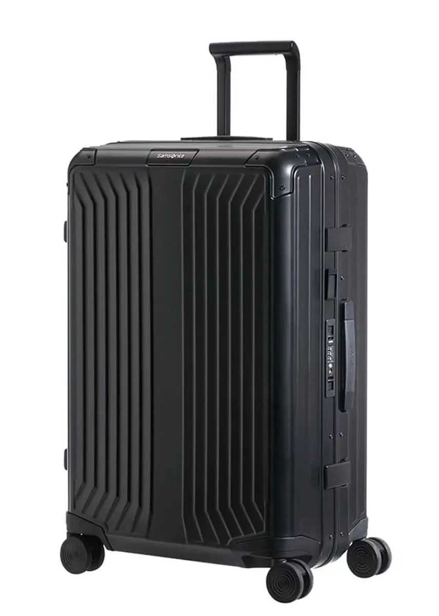 Lite-Box Alu Spinner Aluminium (4 Wheels) 69cm - Black