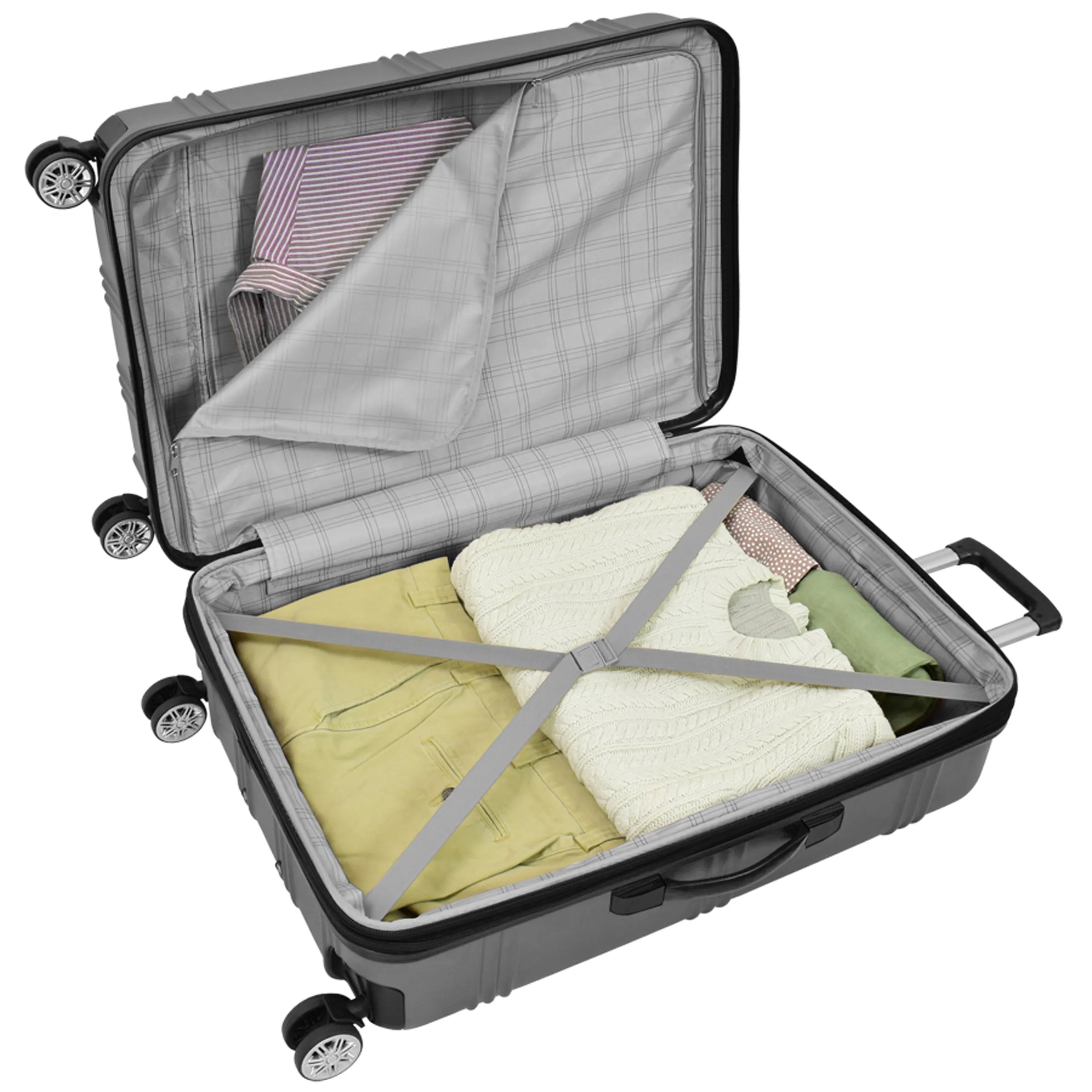 London Fog Kingsbury 21" 4-Wheel Carry-On Luggage
