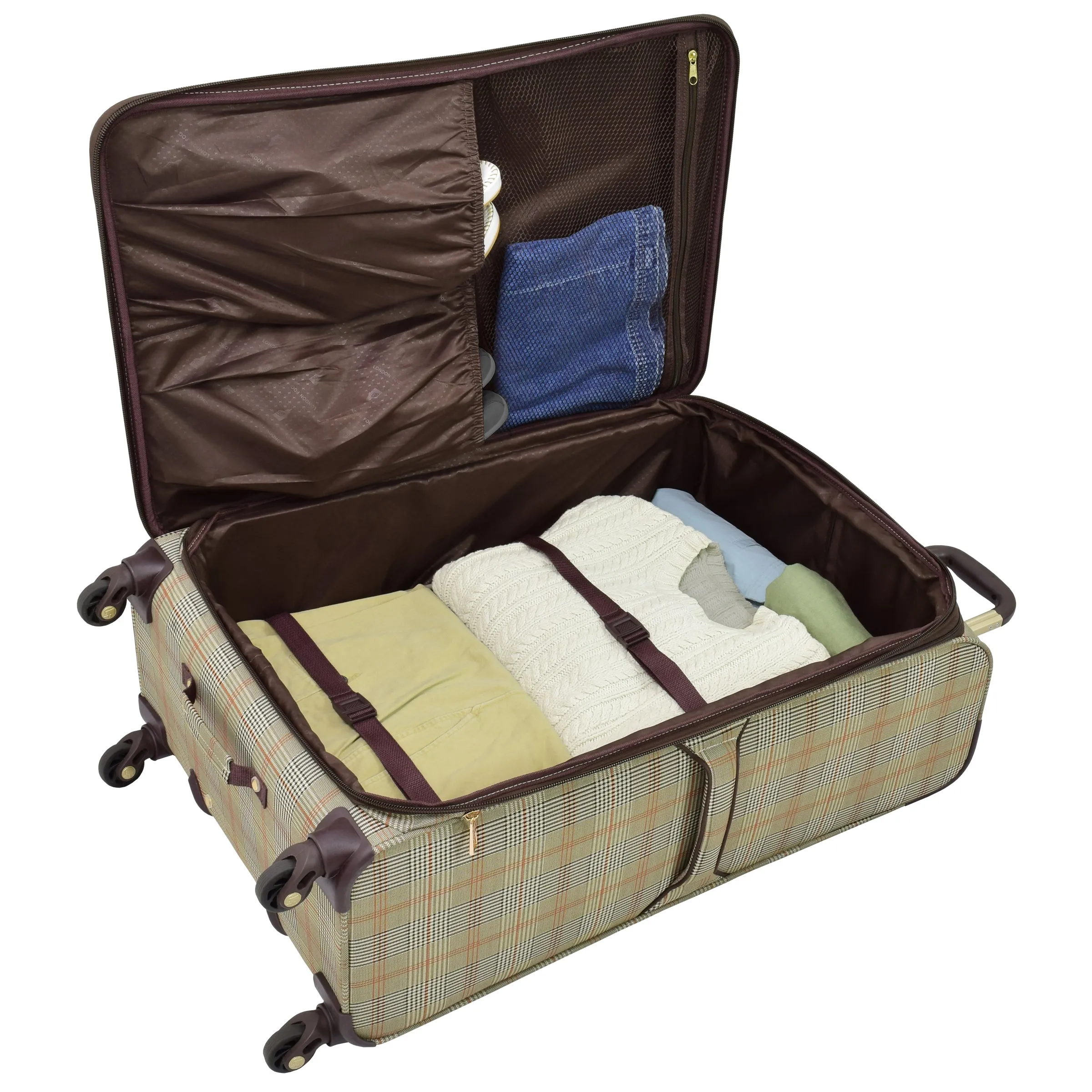 London Fog Knightsbridge 21" 4-Wheel Carry-On Luggage