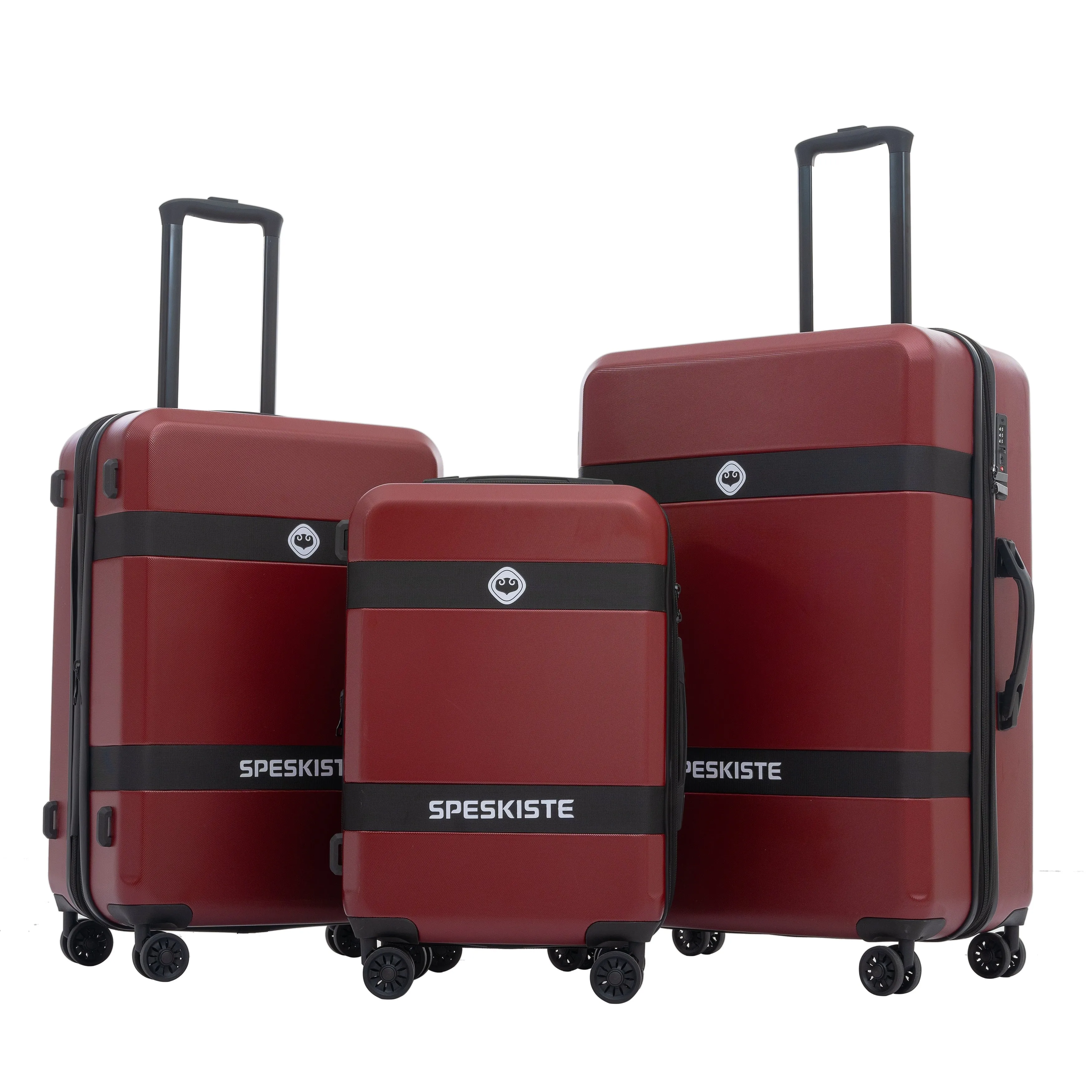 Luggage Set Expandable ABS PC 3 Piece Sets with Spinner Wheels Lightweight TSA Lock (20/24/28)