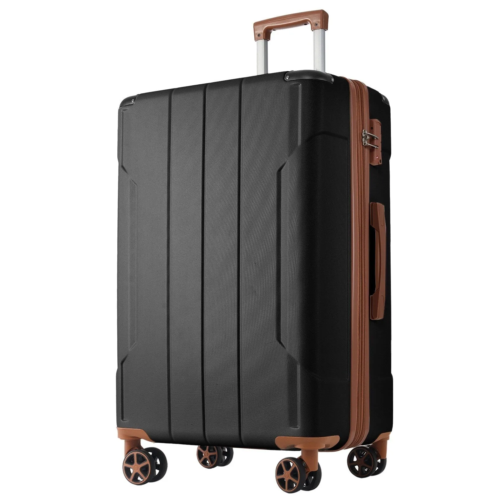 Luggage Sets 3 Piece, Hard shell ABS Lightweight Durable Suitcases with Double Spinner Wheels 20/24/28 Inch