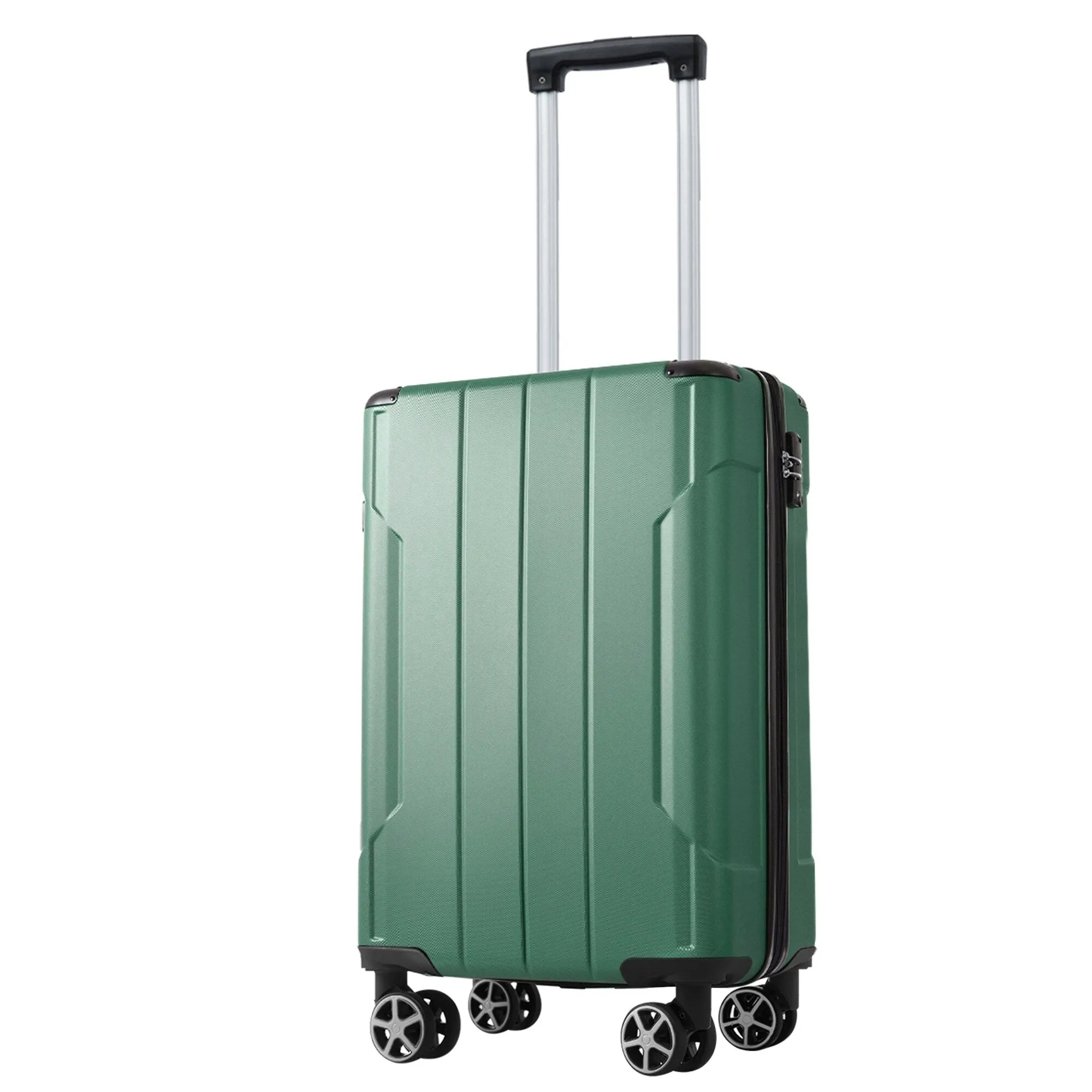 Luggage Sets 3 Piece, Hard shell ABS Lightweight Durable Suitcases with Double Spinner Wheels 20/24/28 Inch