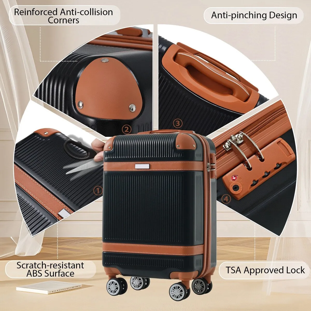 Luggage Sets 3 Piece