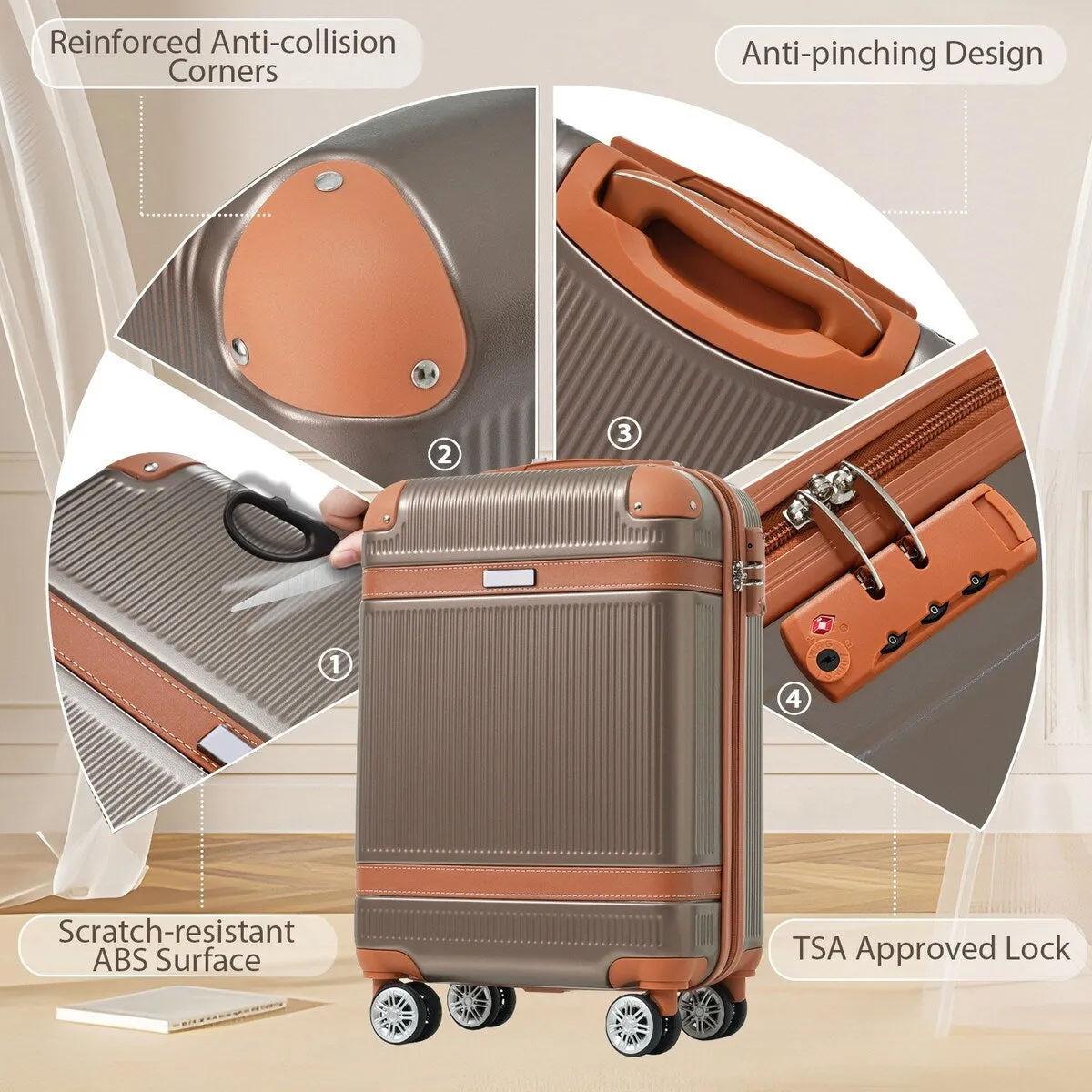 Luggage Sets 3 Piece