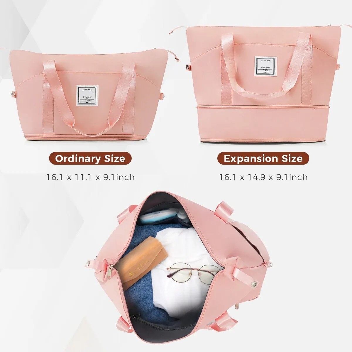 Luggage Sets 4 Piece with Travel Bag by Harper&Bright Designs