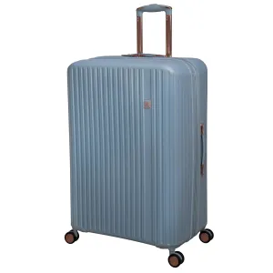 Luxuriant 31" Hardside Checked 8 Wheel Expandable Spinner (Blue Fog)