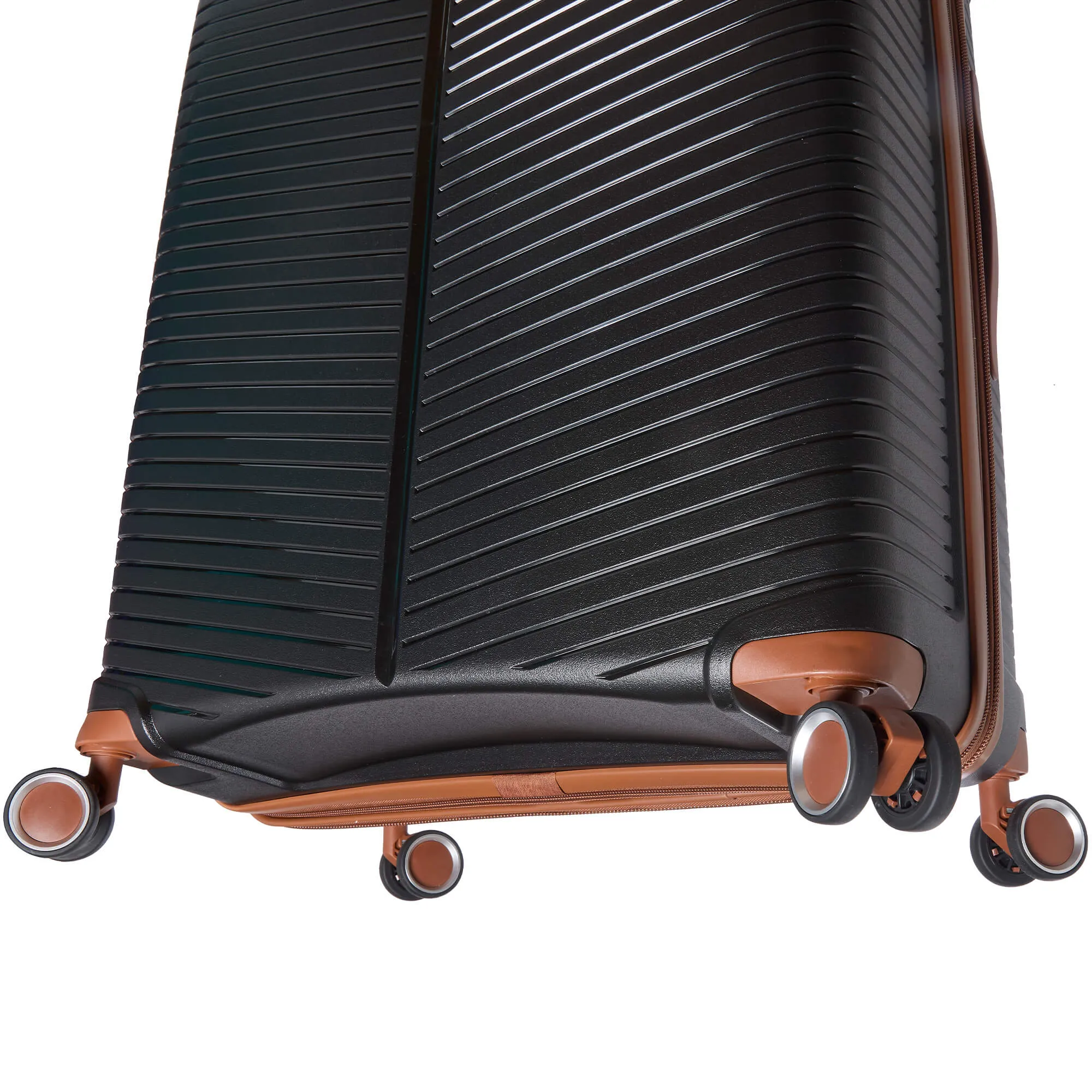 Mancini St. Lucia Collection Expandable Polypropylene Spinner Luggage 2pc Set 20 and 28 inch
