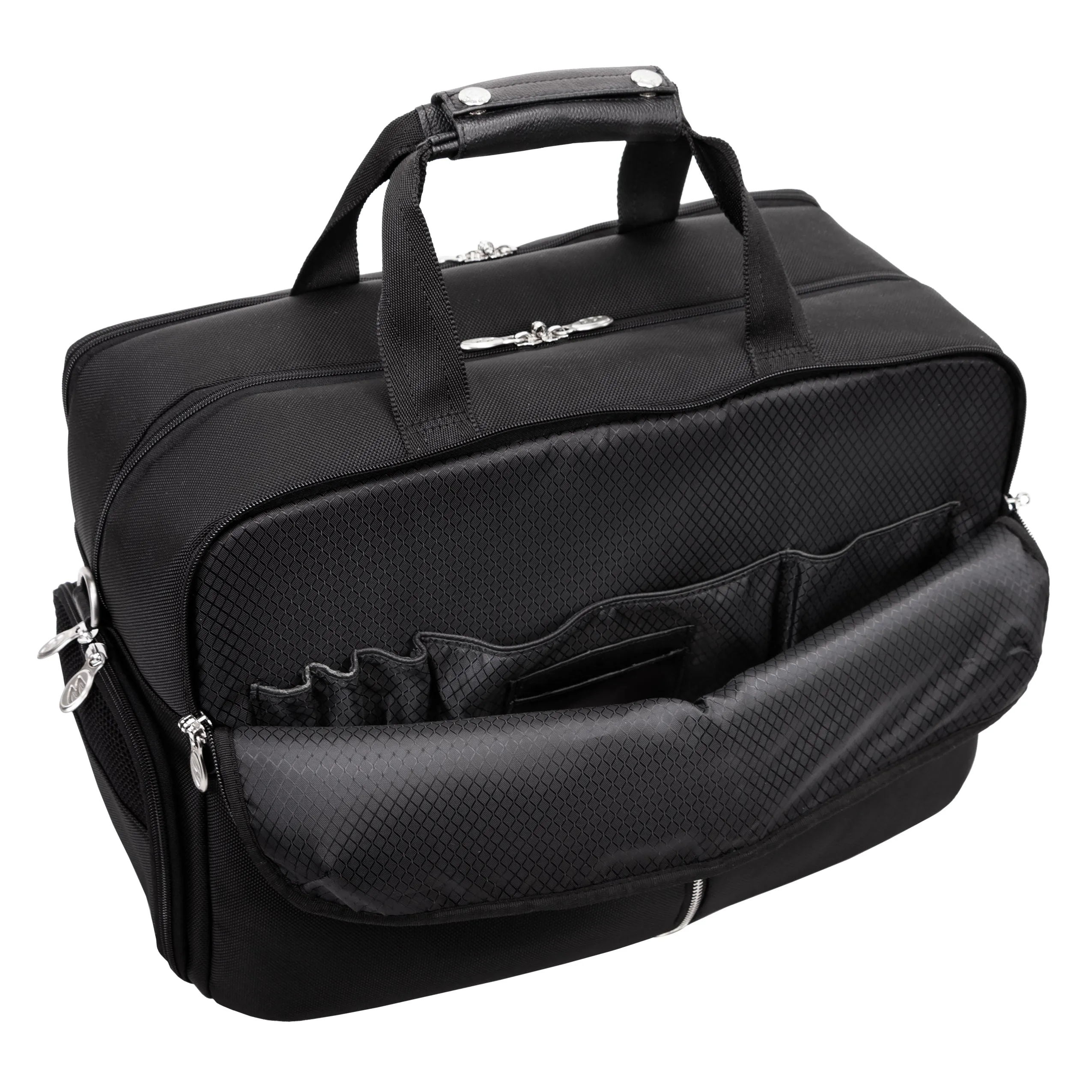 McKlein USA Avondale 22" Nylon Triple Compartment Carry-All Travel Laptop Duffel