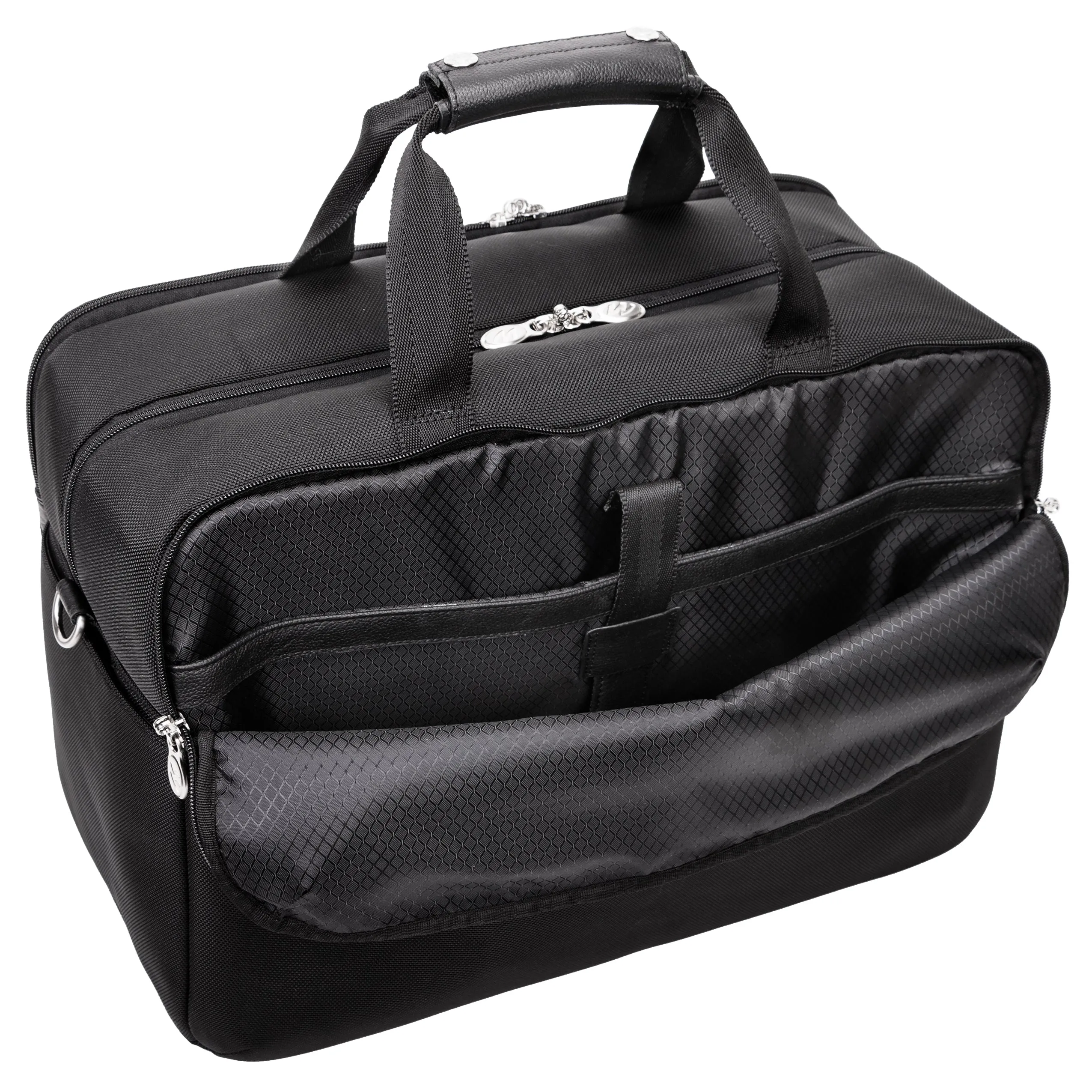 McKlein USA Avondale 22" Nylon Triple Compartment Carry-All Travel Laptop Duffel