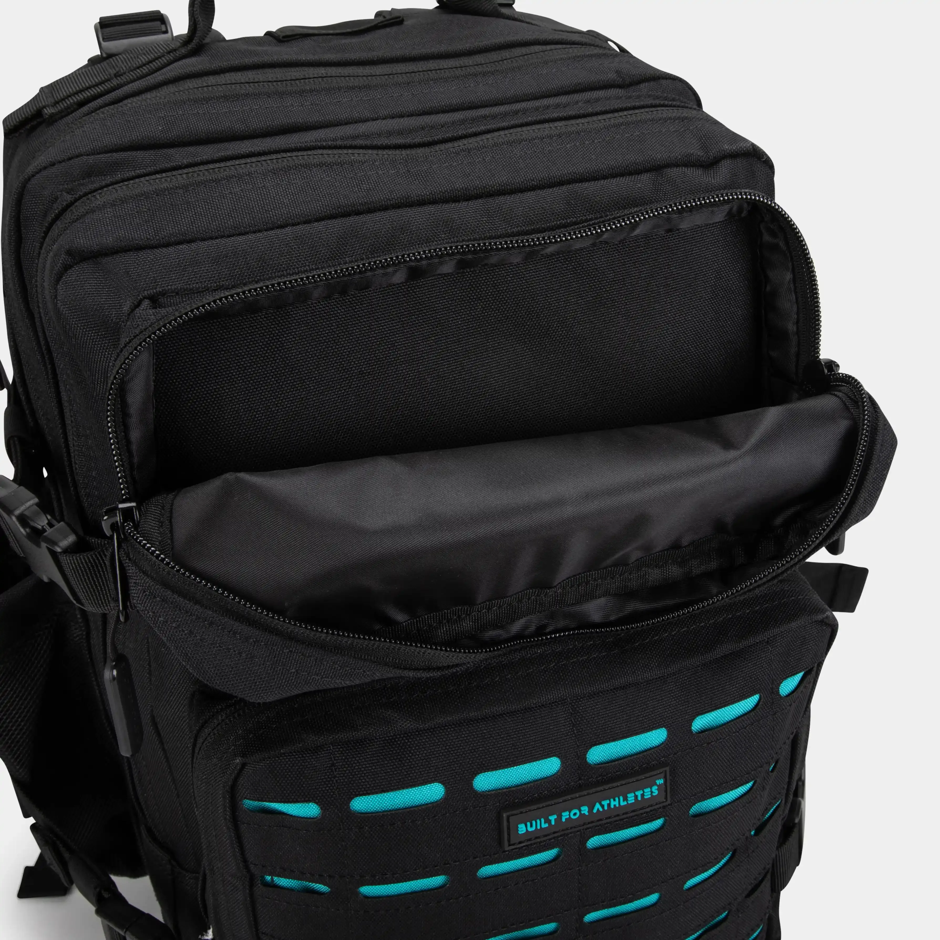 Medium Black & Aqua 25L Gym Backpack