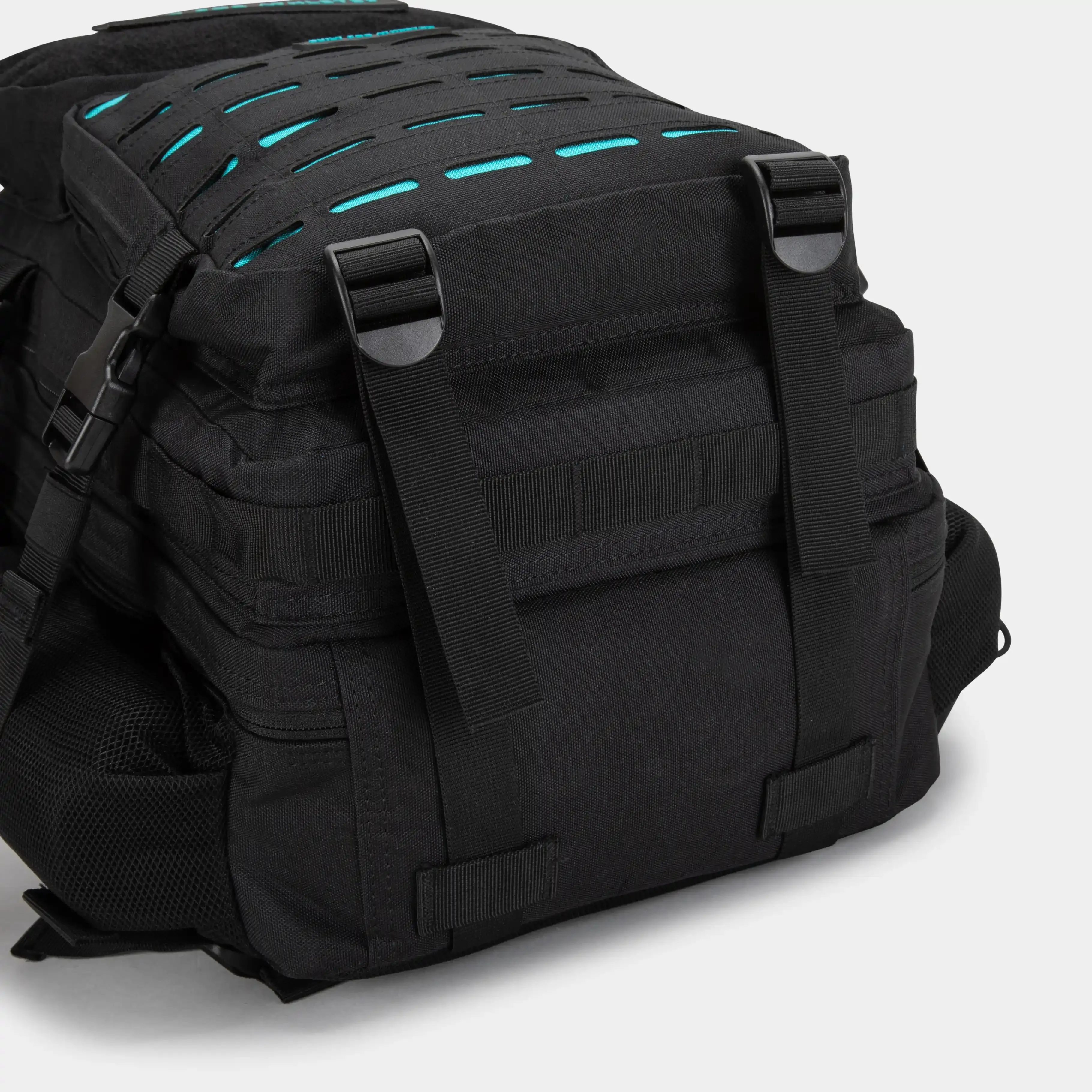 Medium Black & Aqua 25L Gym Backpack