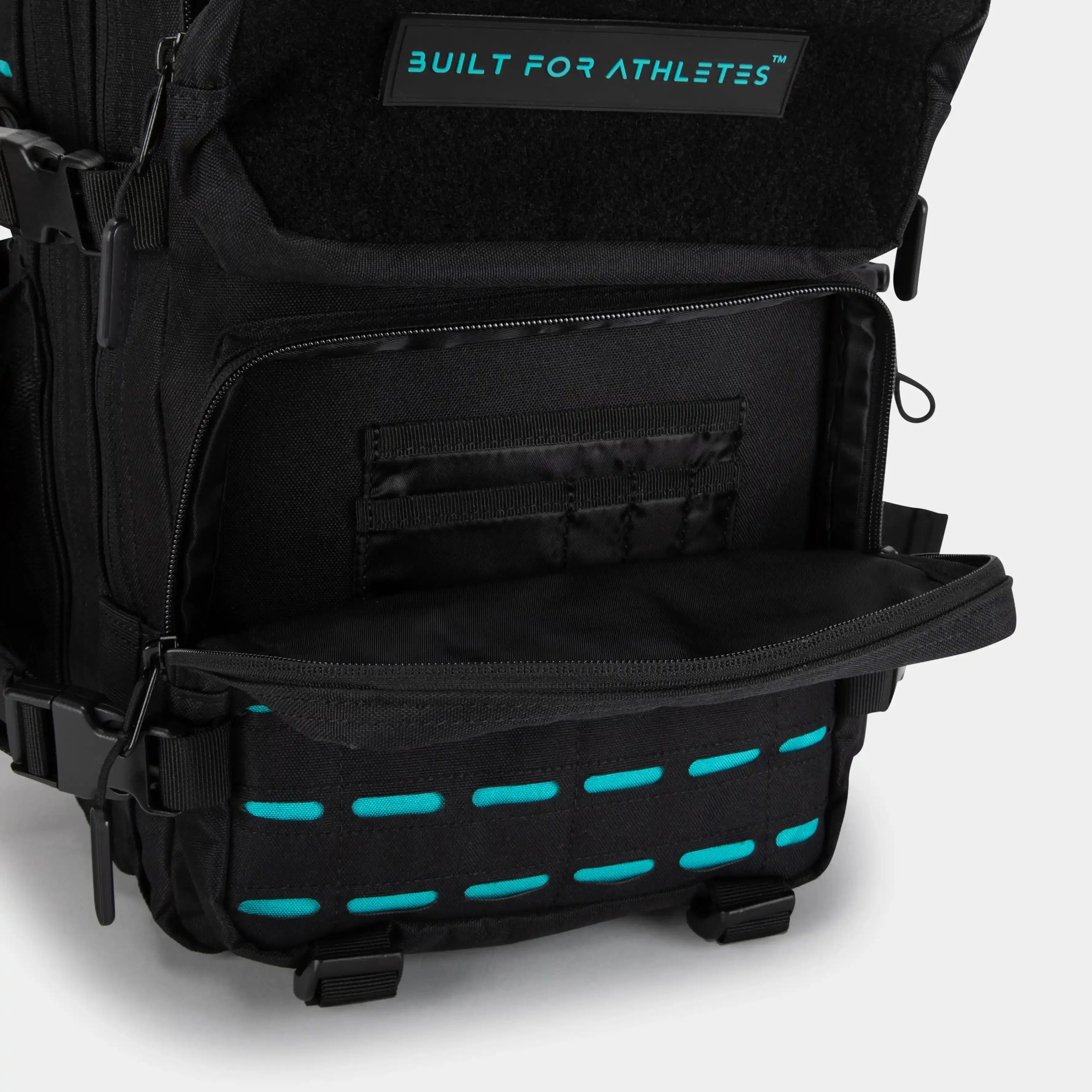 Medium Black & Aqua 25L Gym Backpack
