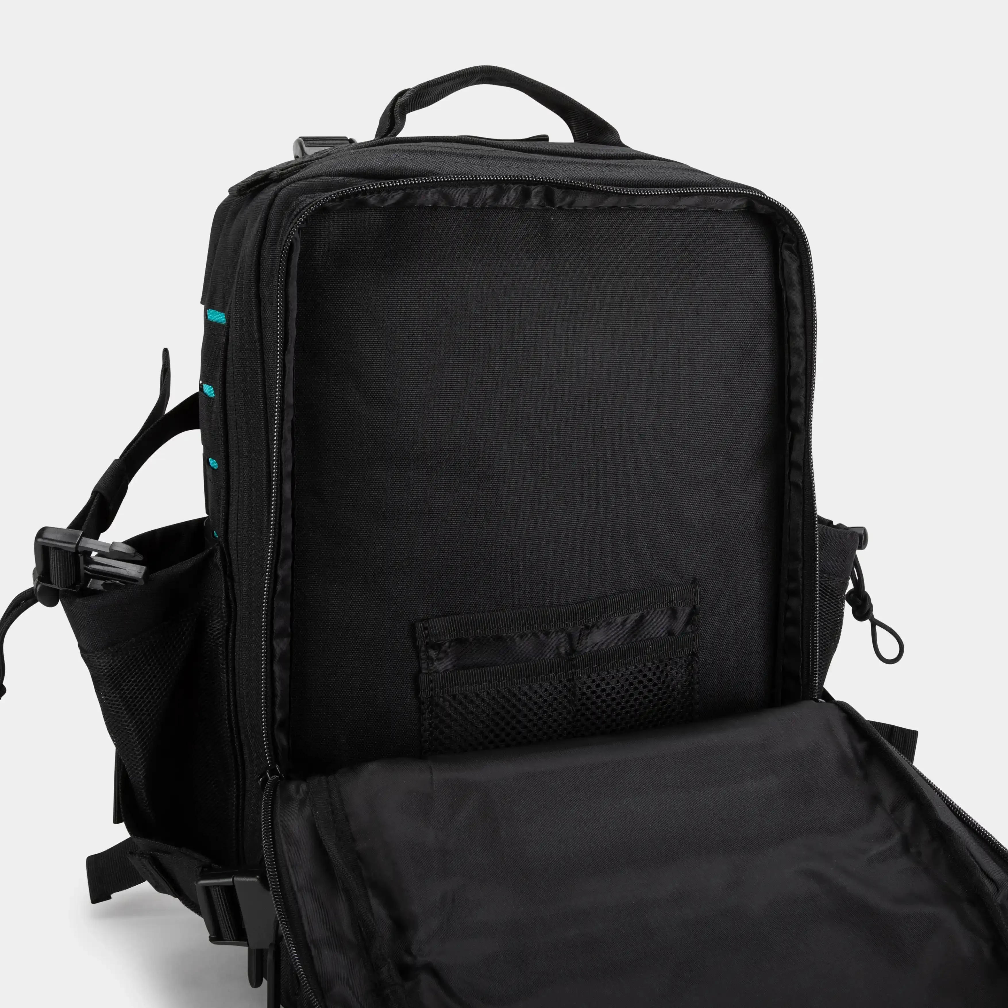 Medium Black & Aqua 25L Gym Backpack