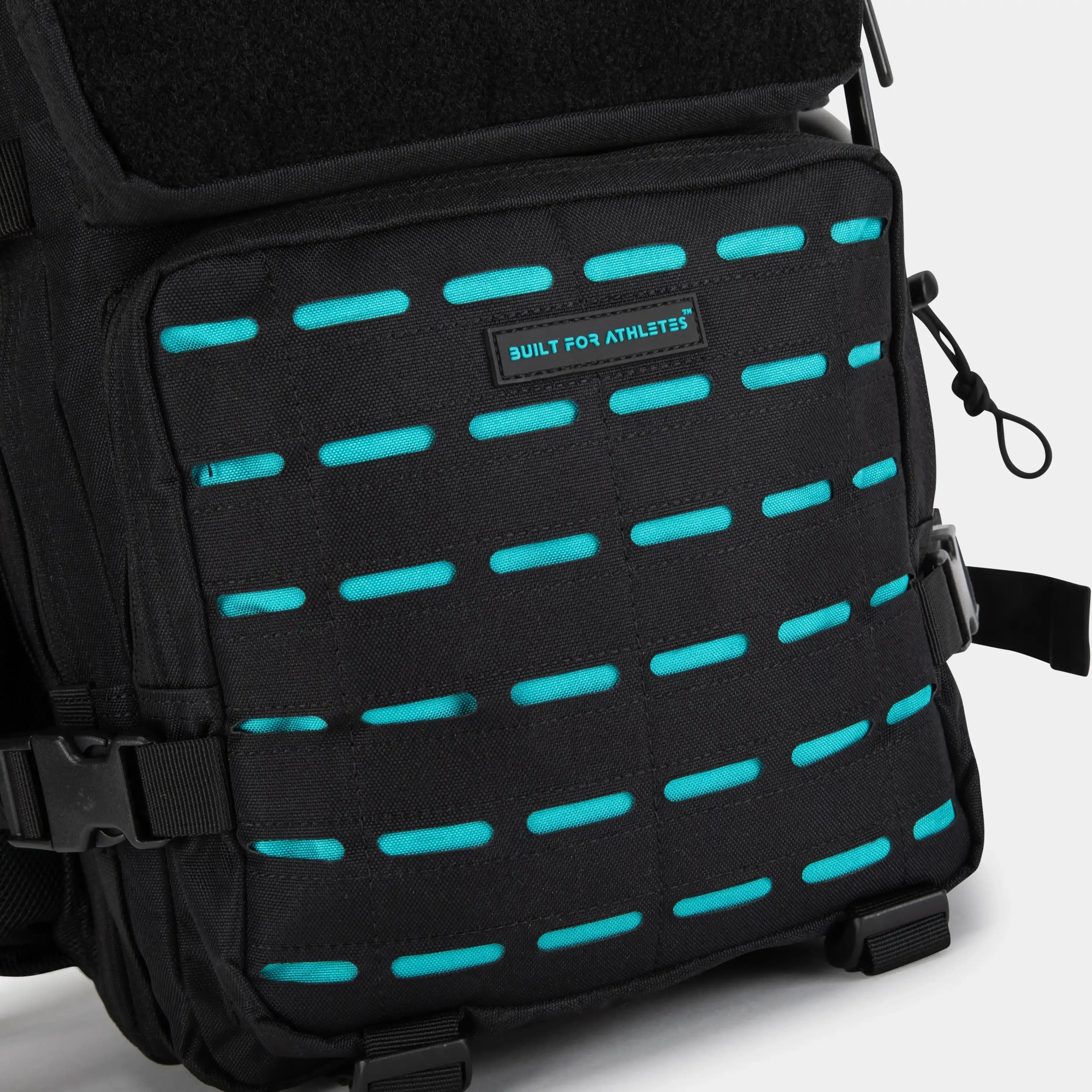 Medium Black & Aqua 25L Gym Backpack