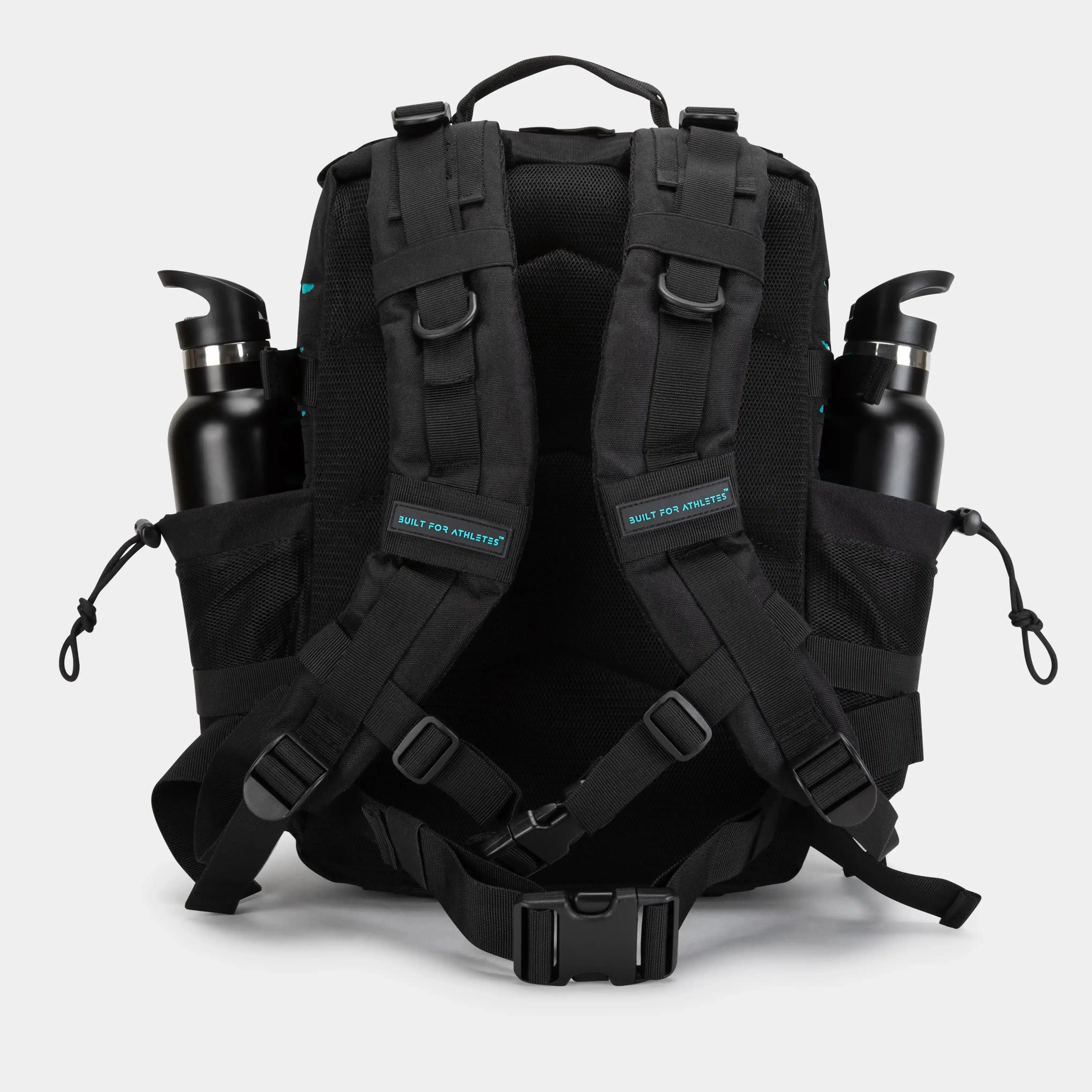 Medium Black & Aqua 25L Gym Backpack