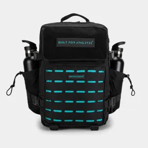 Medium Black & Aqua 25L Gym Backpack