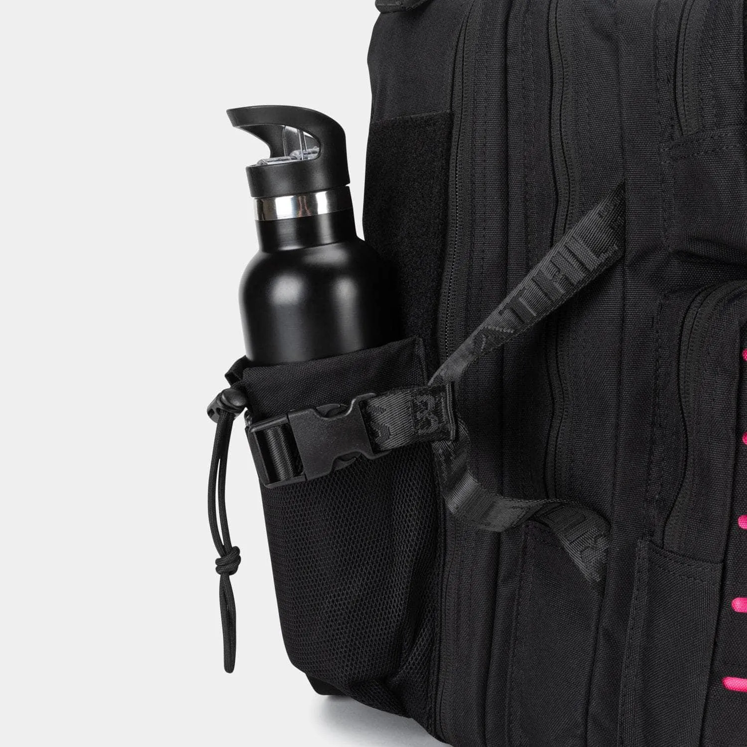 Medium Black & Pink 25L Gym Backpack