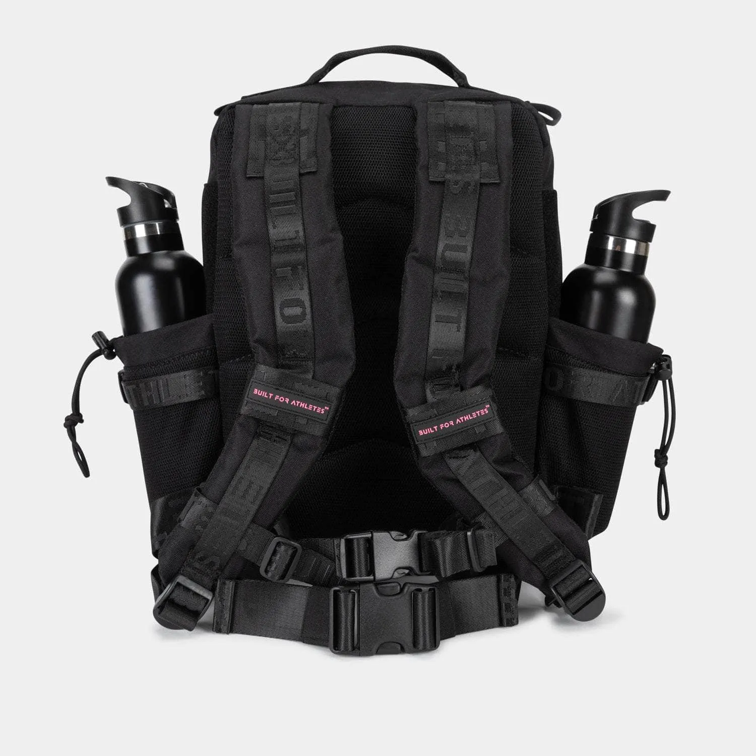 Medium Black & Pink 25L Gym Backpack