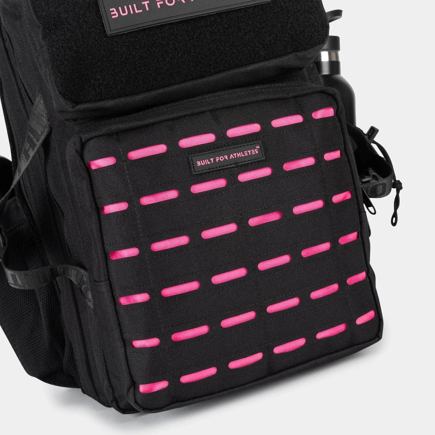 Medium Black & Pink 25L Gym Backpack