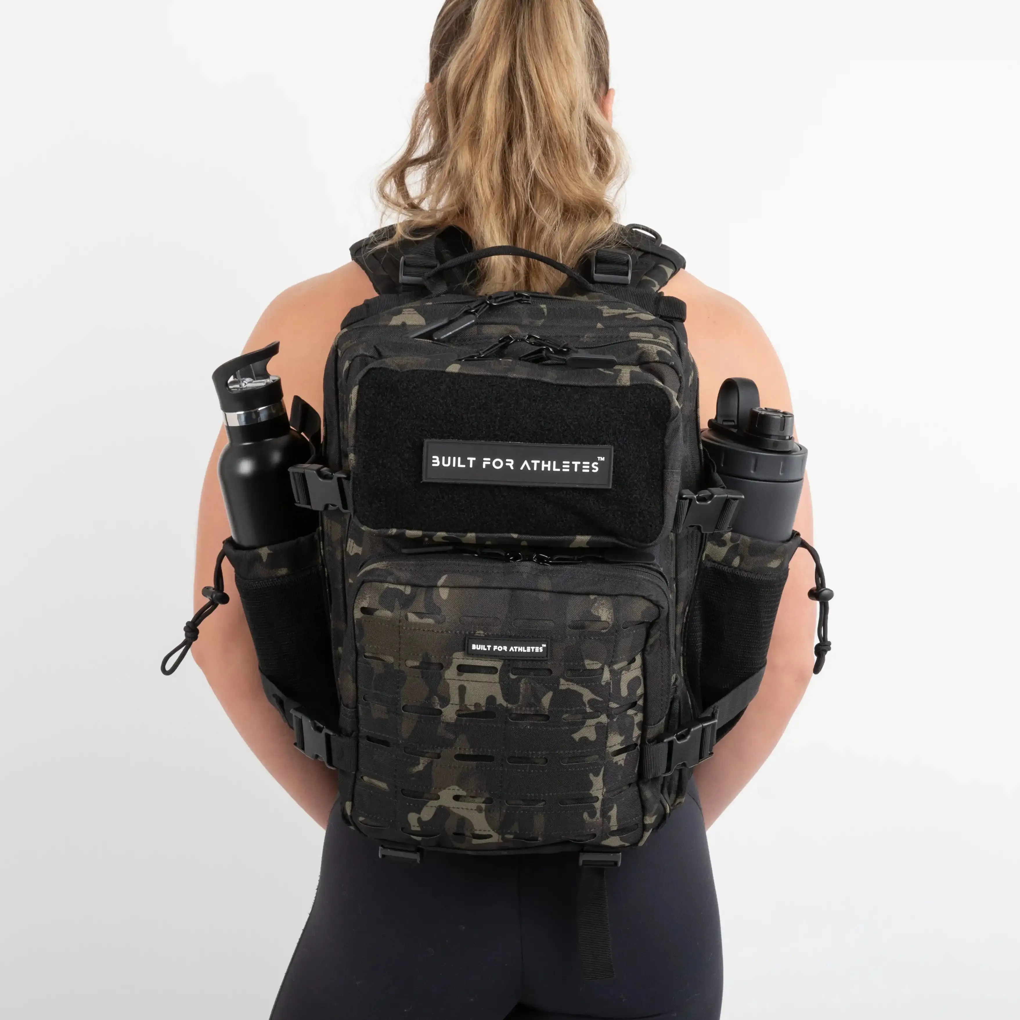 Medium Black Camo 25L Gym Backpack
