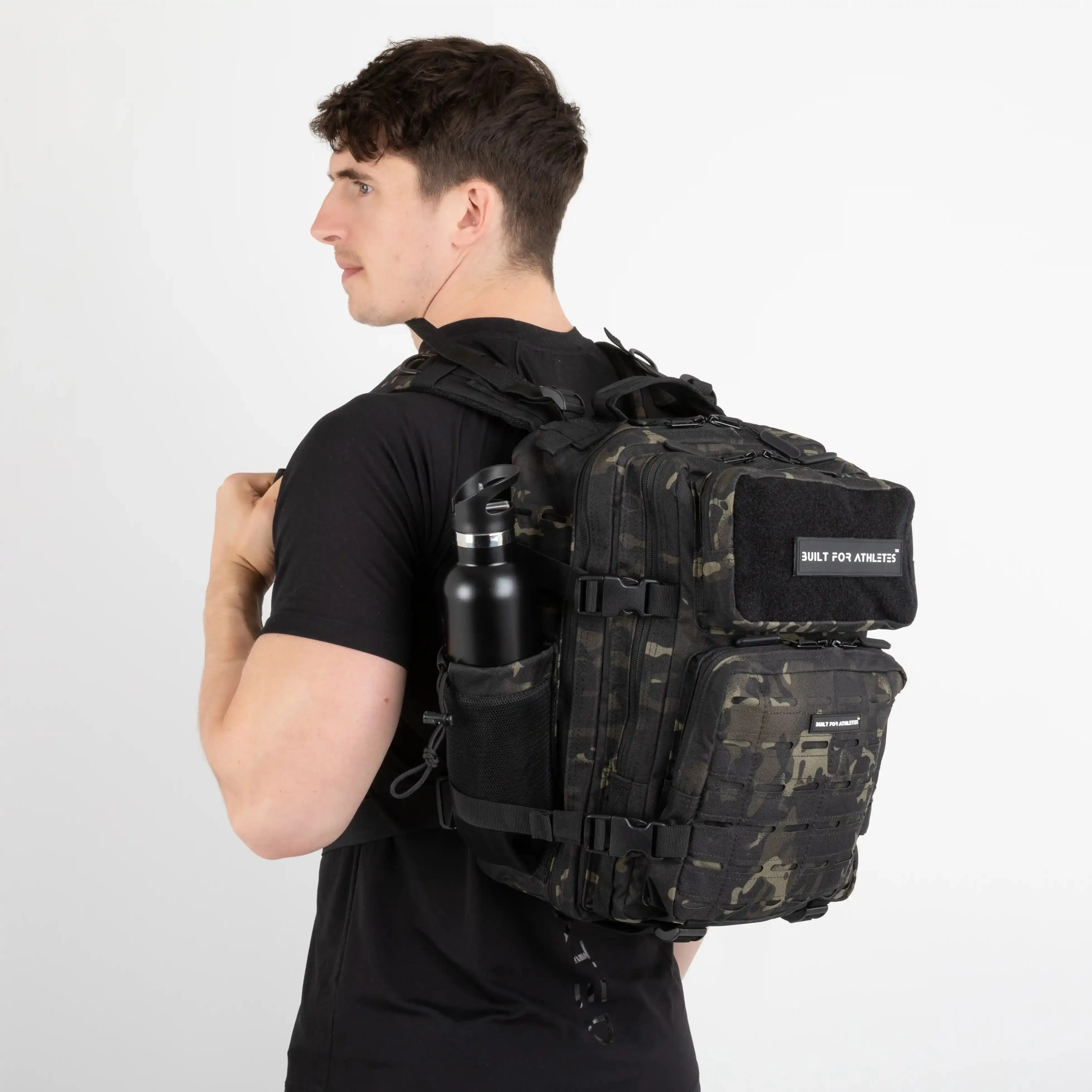 Medium Black Camo 25L Gym Backpack