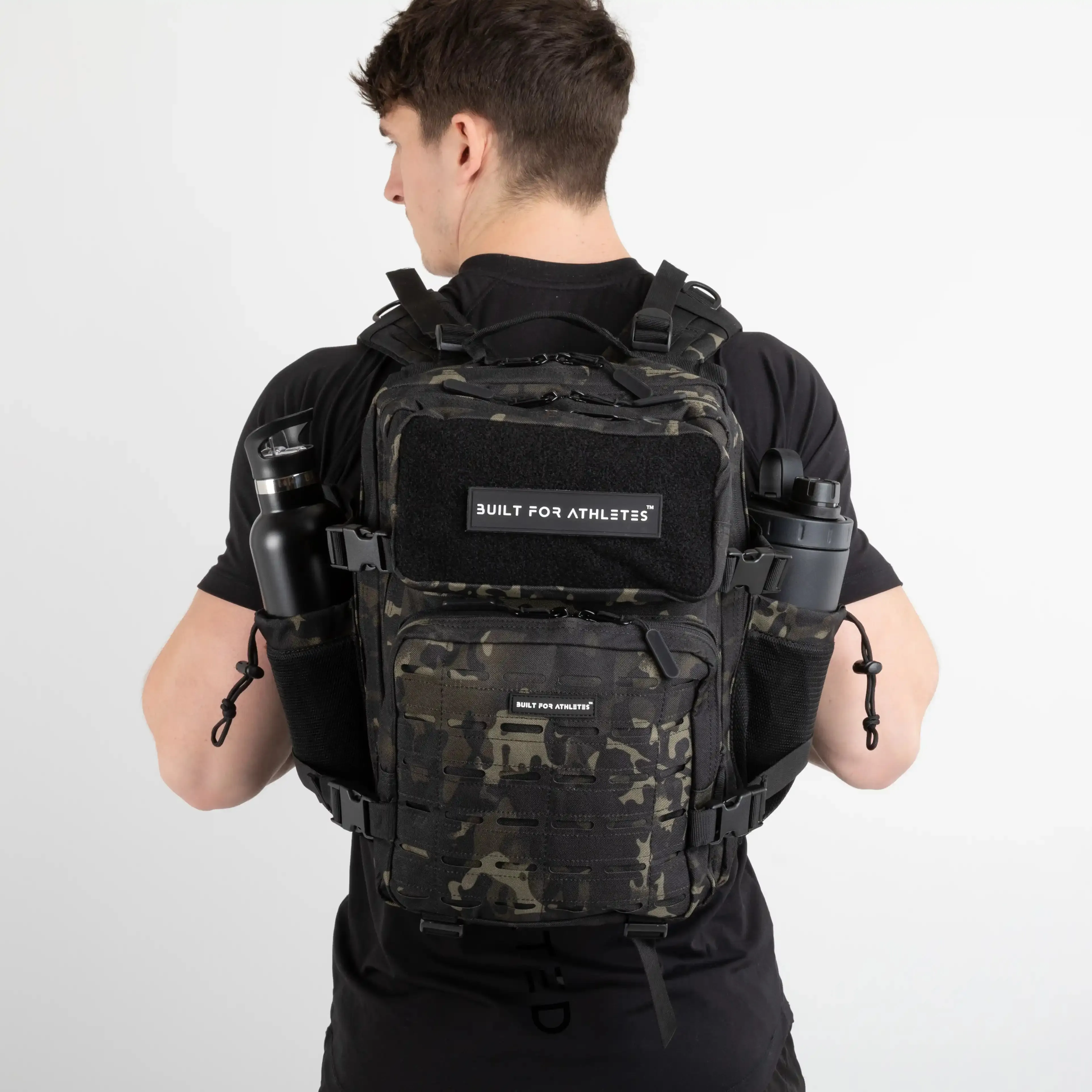 Medium Black Camo 25L Gym Backpack