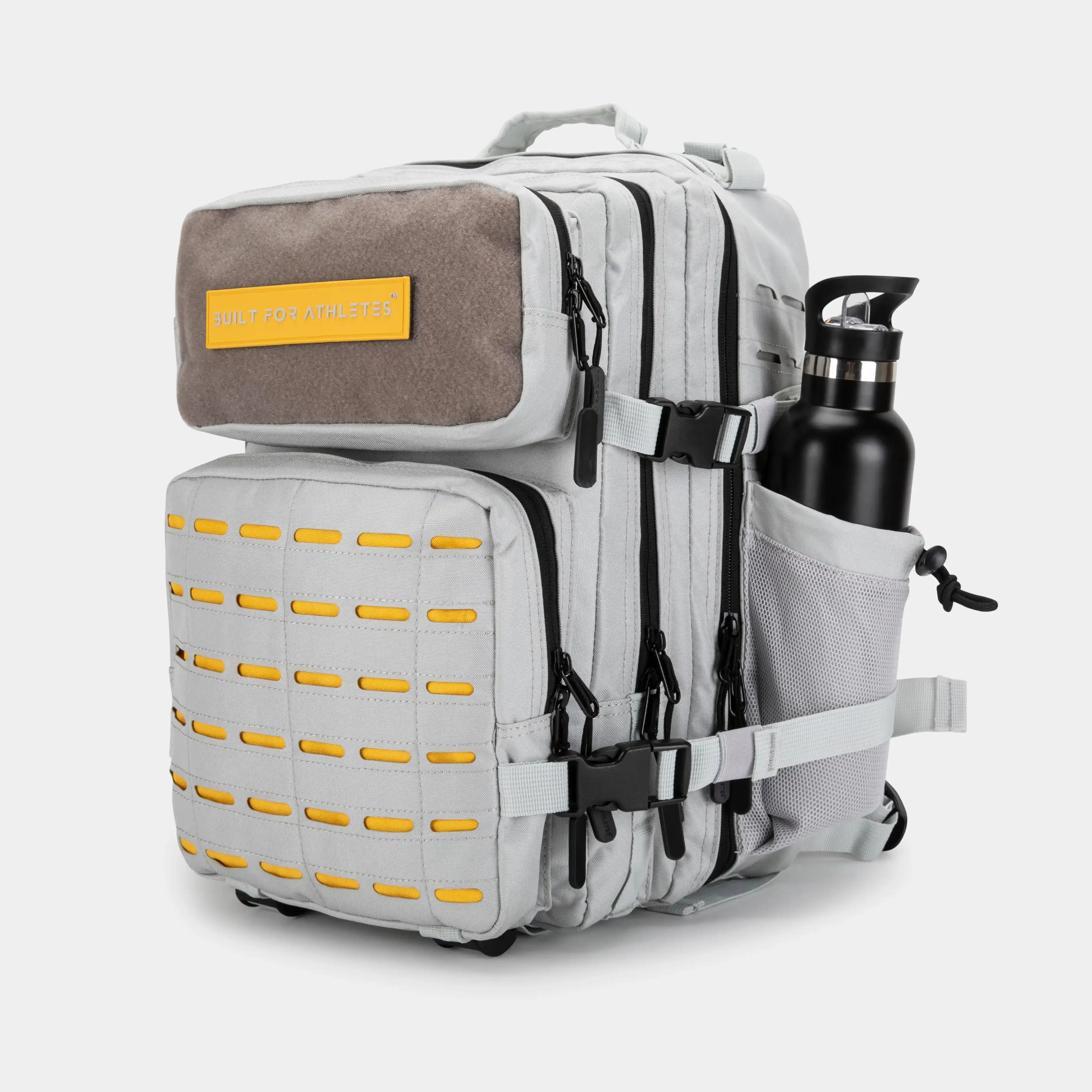 Medium Grey & Yellow 25L Gym Backpack