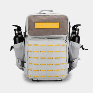 Medium Grey & Yellow 25L Gym Backpack