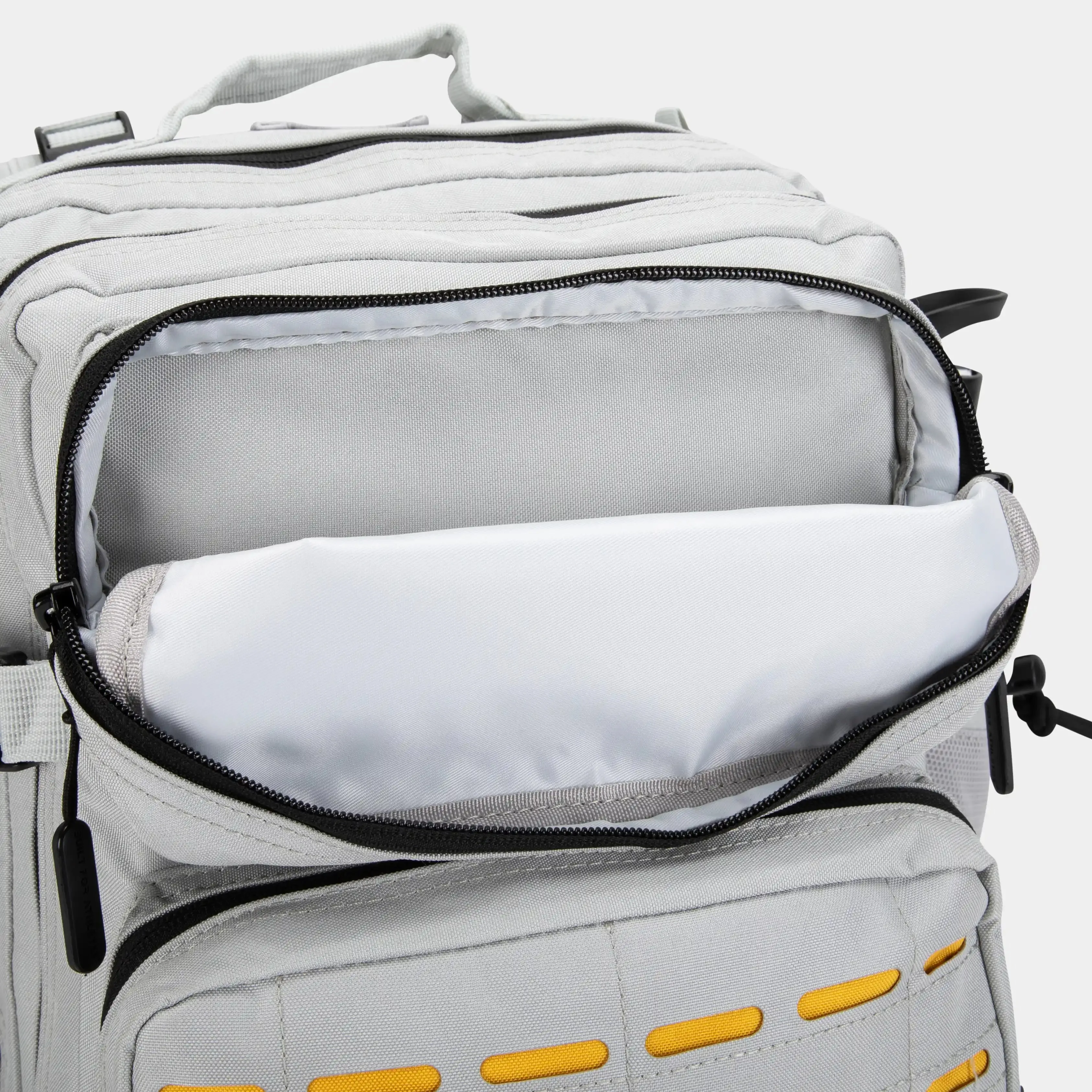 Medium Grey & Yellow 25L Gym Backpack