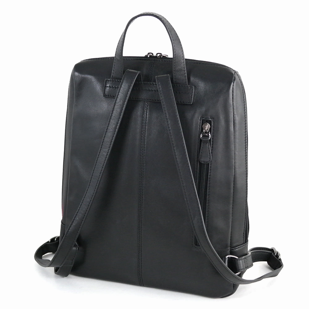 Metropolitan Napa Leather Slim Backpack