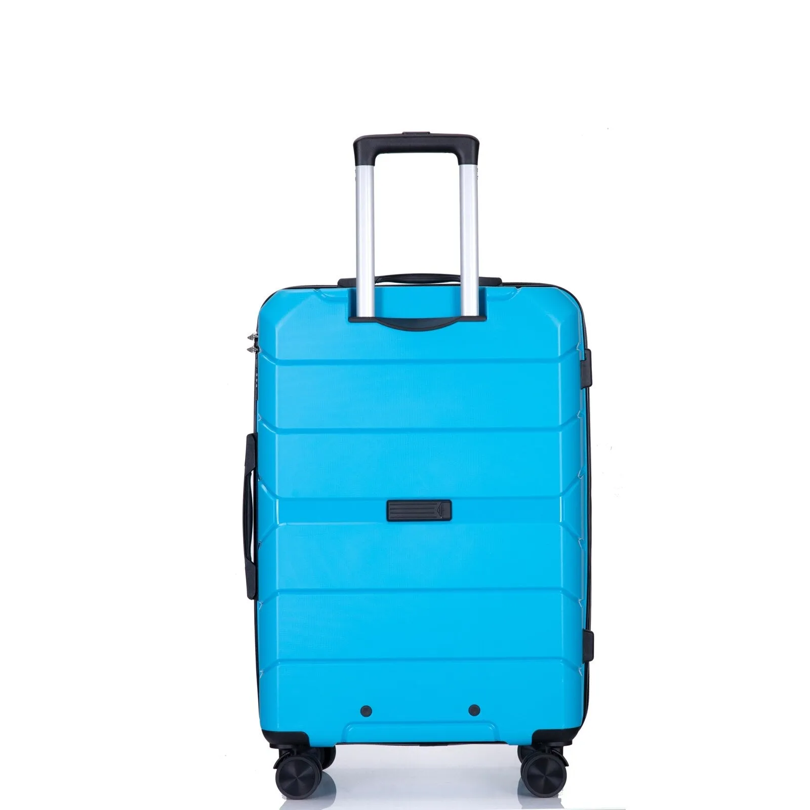 Multi-Size Luggage Set with Double Spinner Wheels and TSA Lock, 3-Piece Lightweight Suitcase with Hooks and Name Card