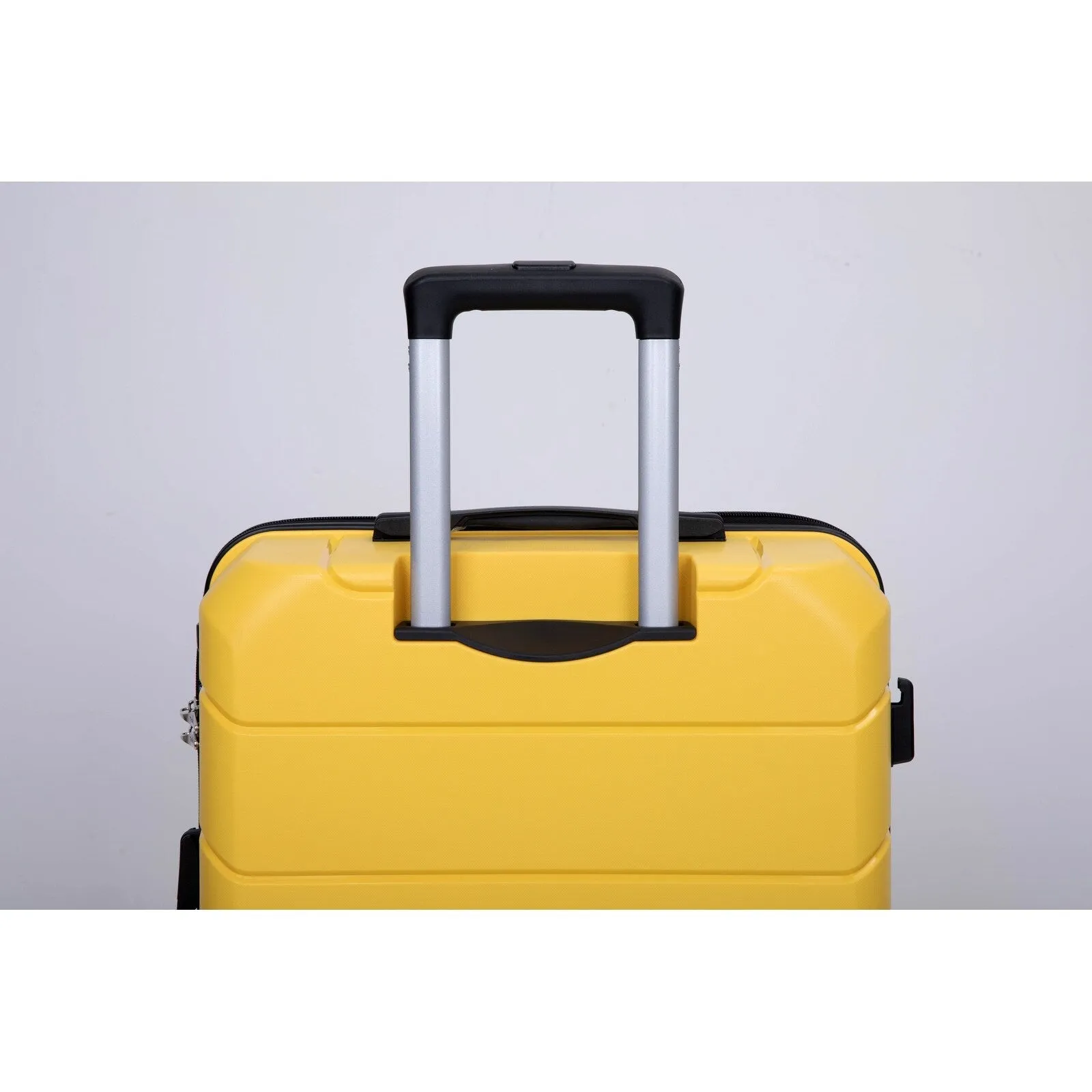 Multi-Size Luggage Set with Double Spinner Wheels and TSA Lock, 3-Piece Lightweight Suitcase with Hooks and Name Card