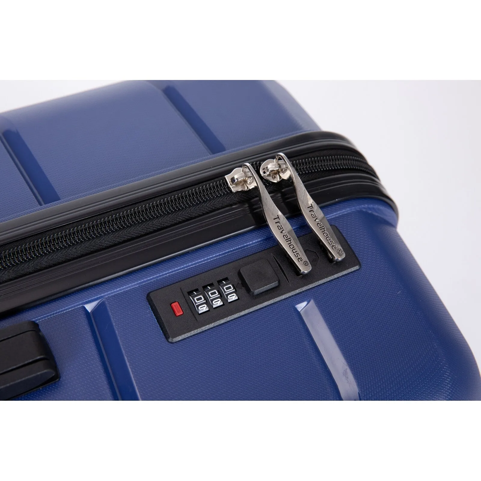 Multi-Size Luggage Set with Double Spinner Wheels and TSA Lock, 3-Piece Lightweight Suitcase with Hooks and Name Card