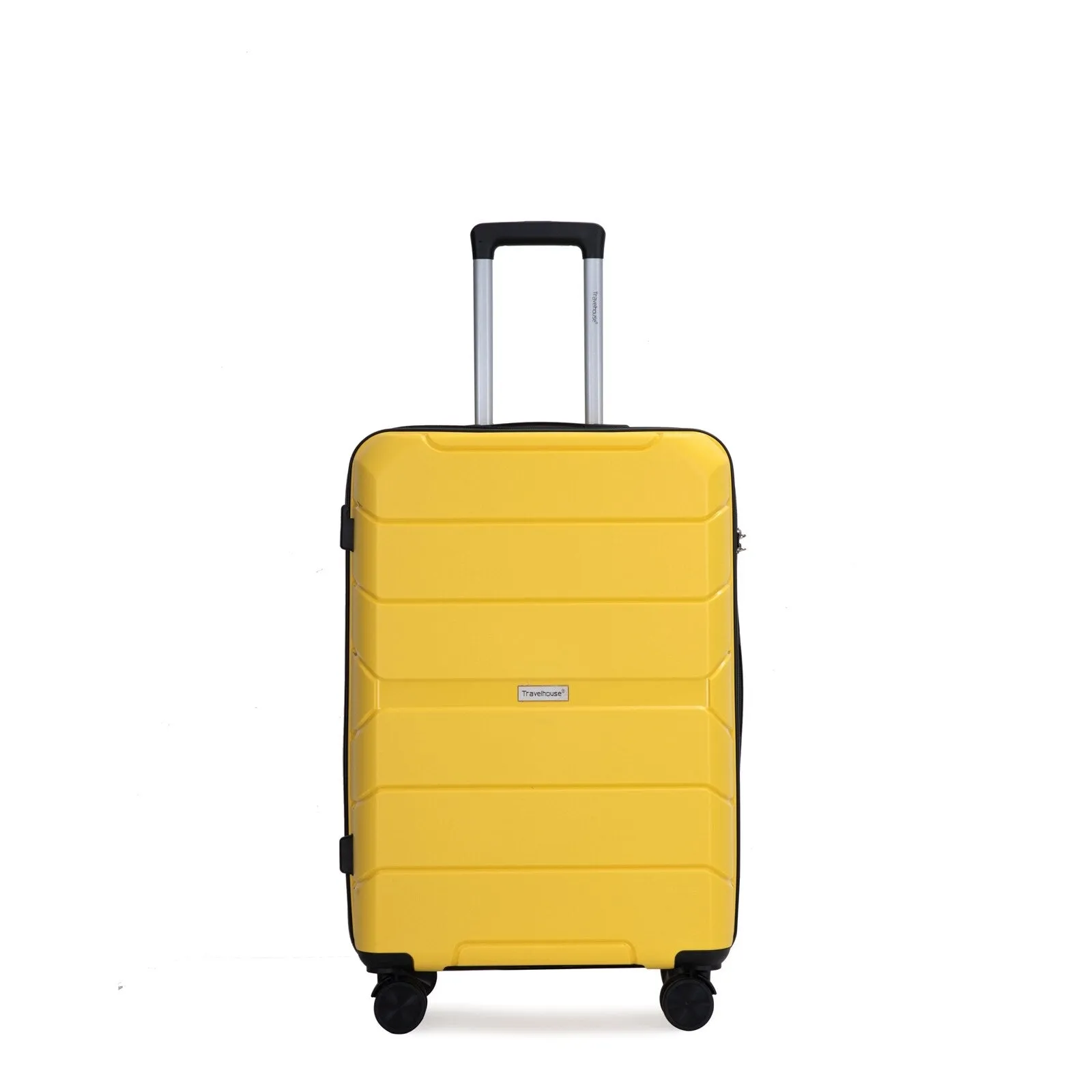 Multi-Size Luggage Set with Double Spinner Wheels and TSA Lock, 3-Piece Lightweight Suitcase with Hooks and Name Card