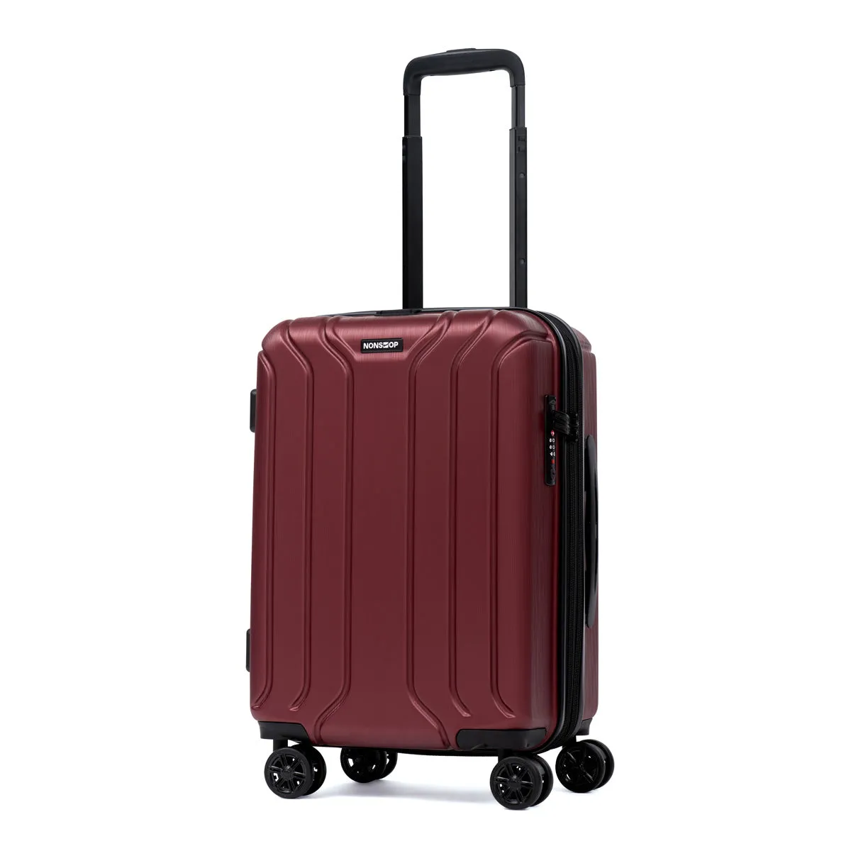 NONSTOP New York 3-Piece Expandable Spinner Luggage Set with Powerbank & 3-Piece Packing Cube Set