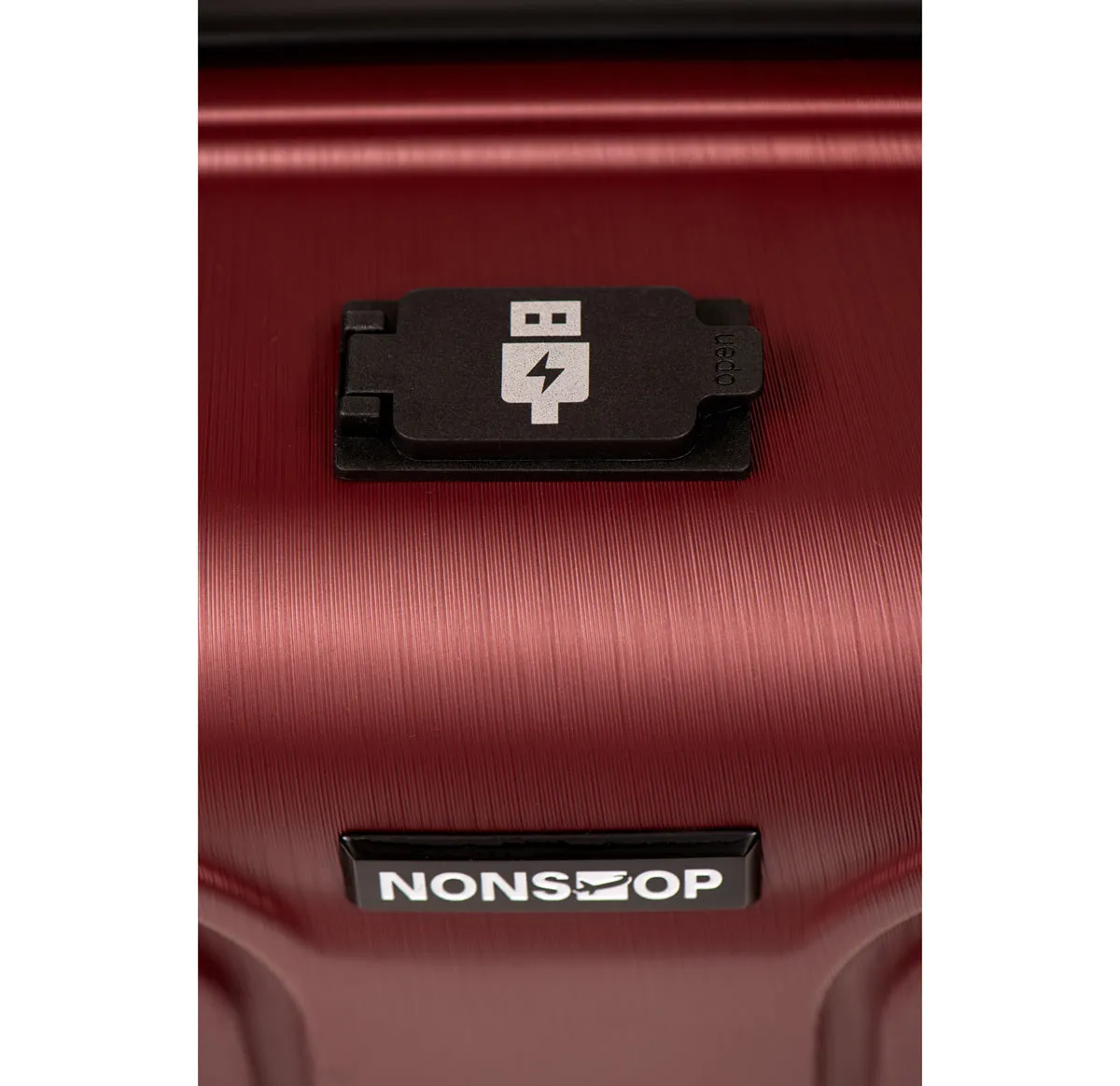 NONSTOP New York 3-Piece Expandable Spinner Luggage Set with Powerbank & 3-Piece Packing Cube Set