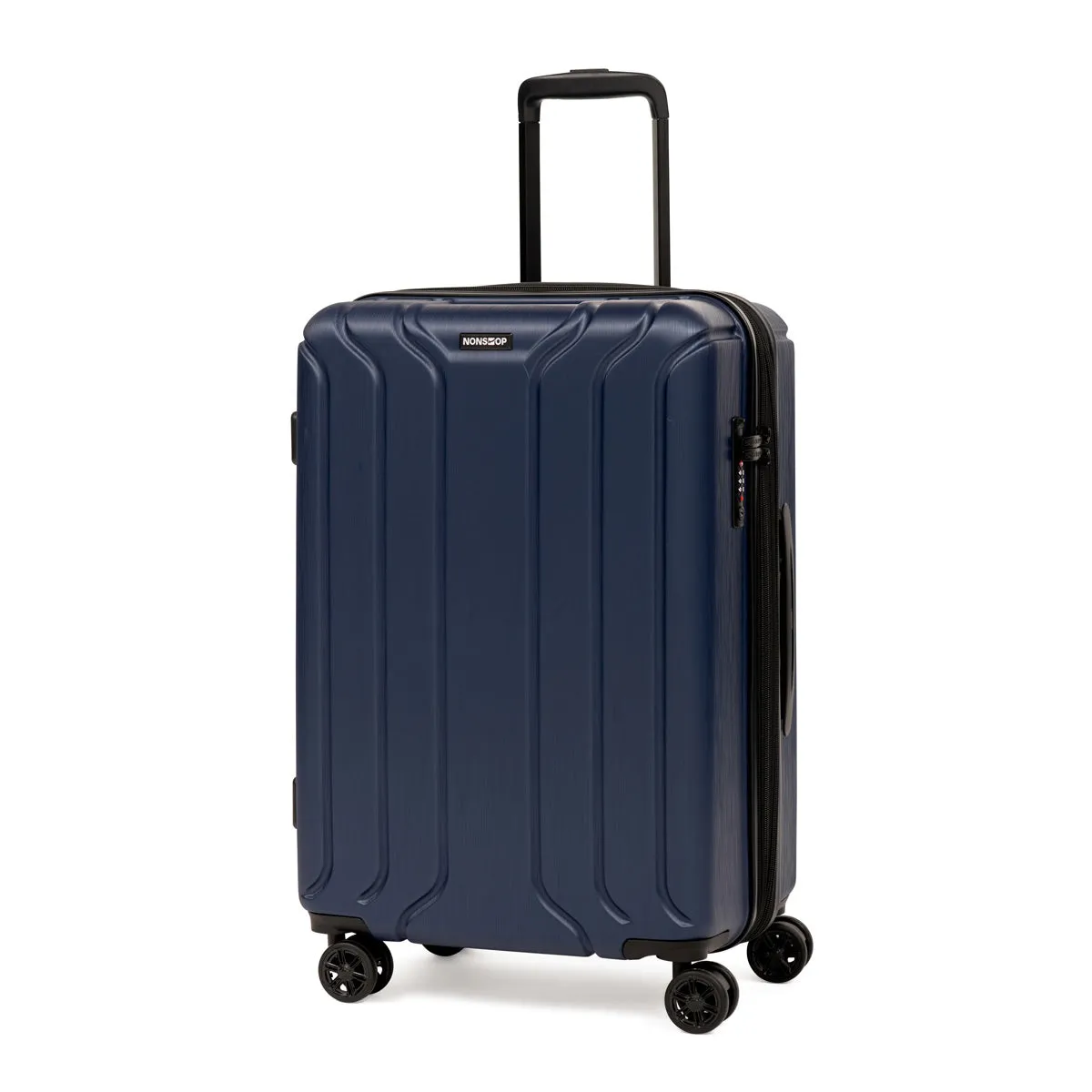 NONSTOP New York 3-Piece Expandable Spinner Luggage Set with Powerbank & 3-Piece Packing Cube Set